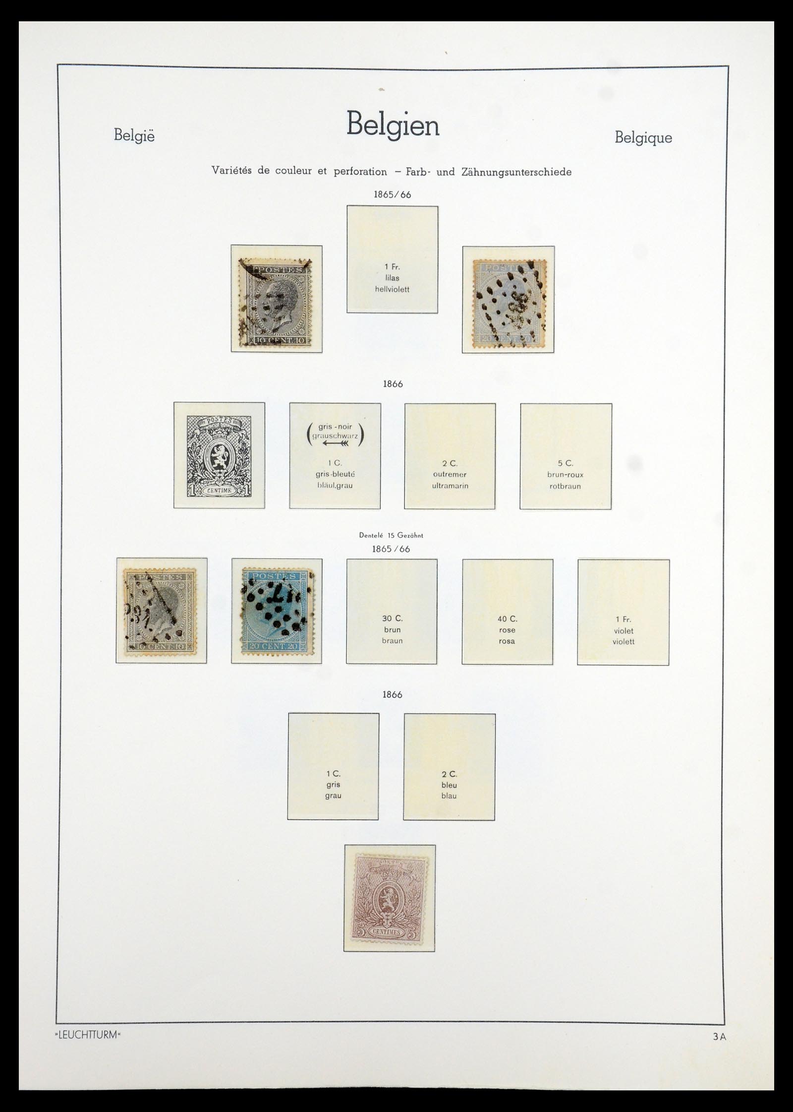 35785 004 - Postzegelverzameling 35785 België 1849-1960.