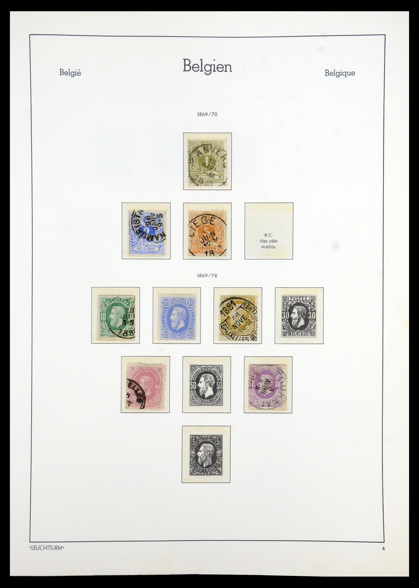 35785 005 - Stamp Collection 35785 Belgium 1849-1960.