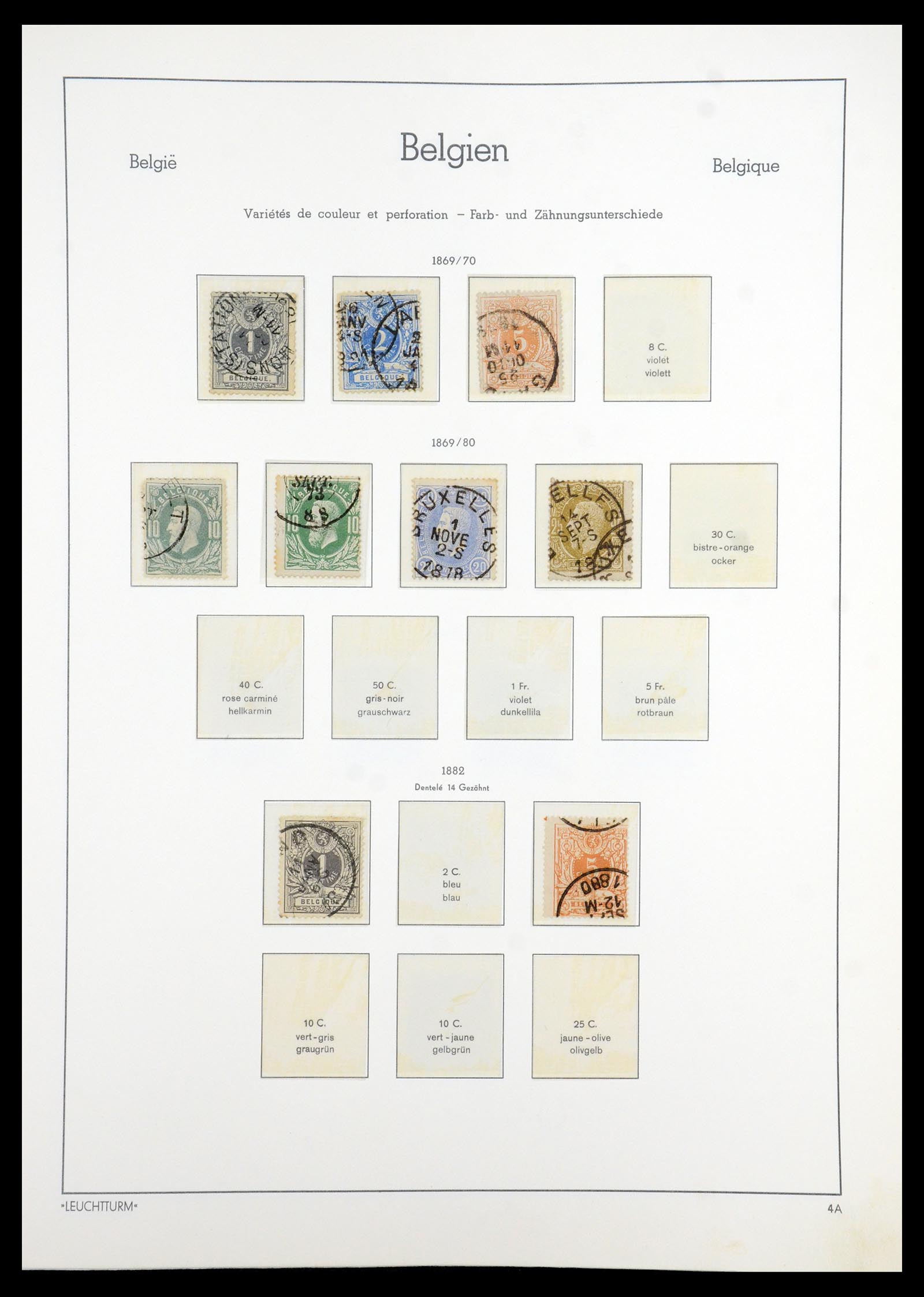 35785 006 - Stamp Collection 35785 Belgium 1849-1960.
