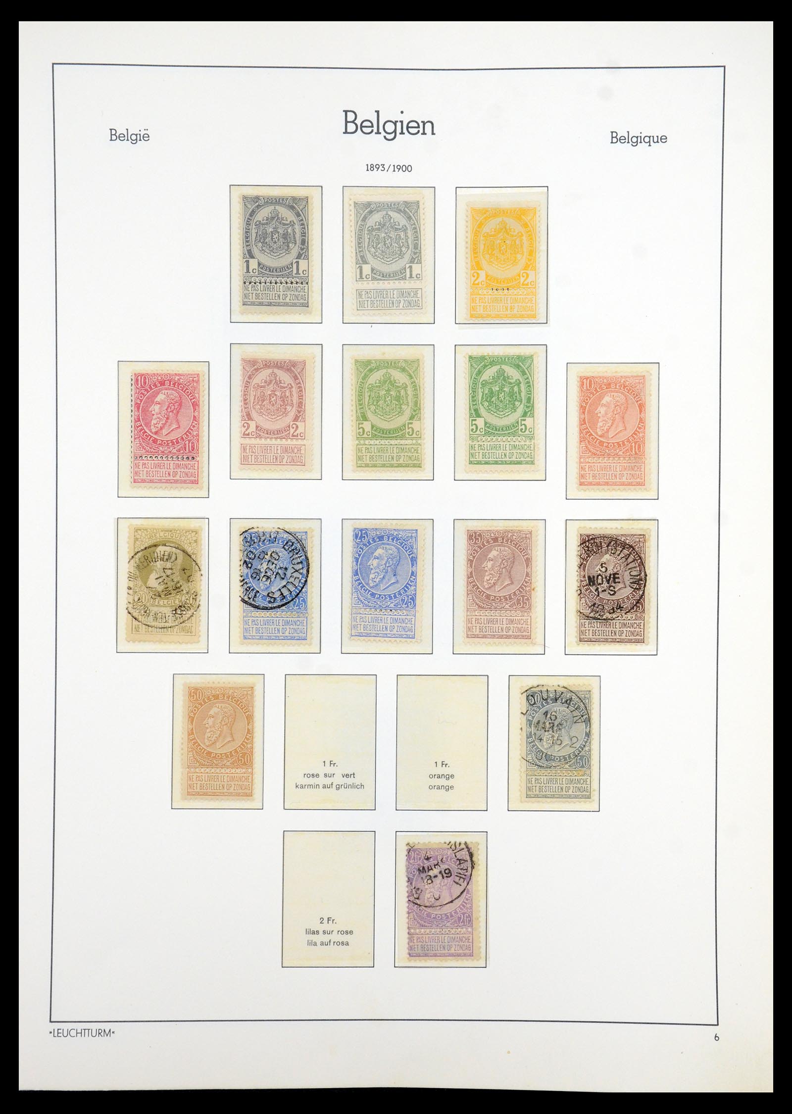 35785 008 - Stamp Collection 35785 Belgium 1849-1960.