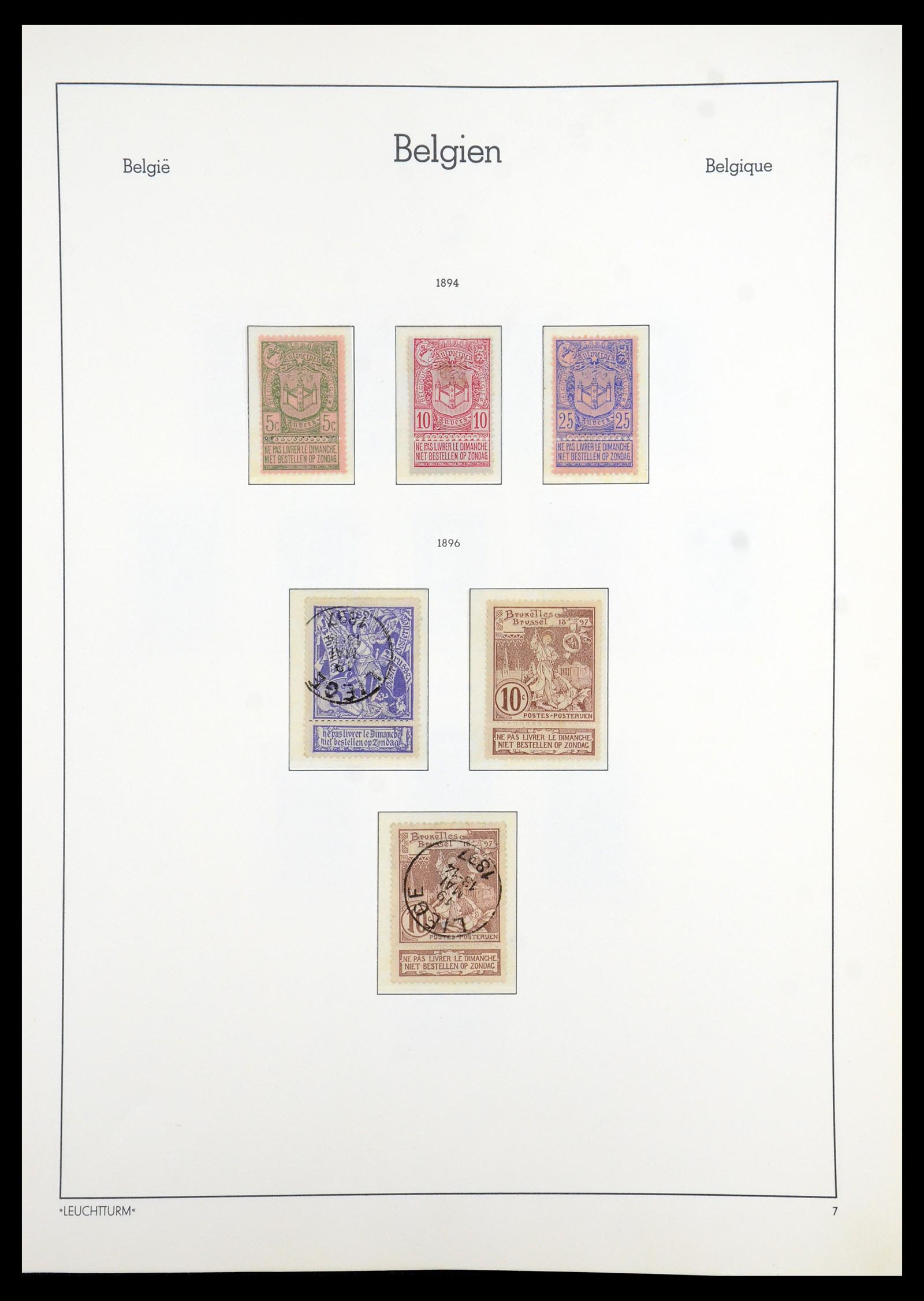 35785 009 - Stamp Collection 35785 Belgium 1849-1960.