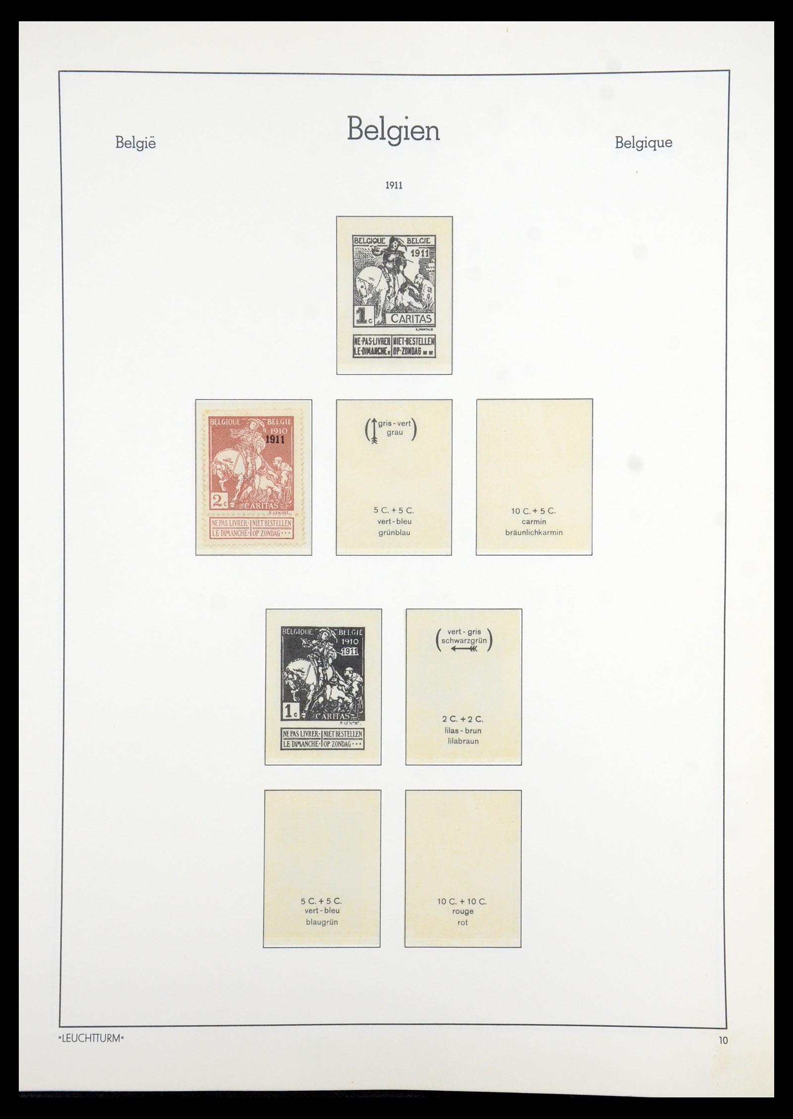 35785 012 - Stamp Collection 35785 Belgium 1849-1960.