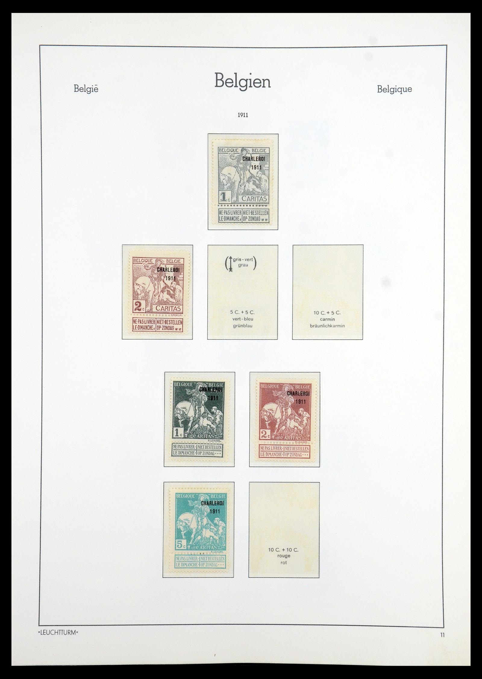 35785 013 - Stamp Collection 35785 Belgium 1849-1960.