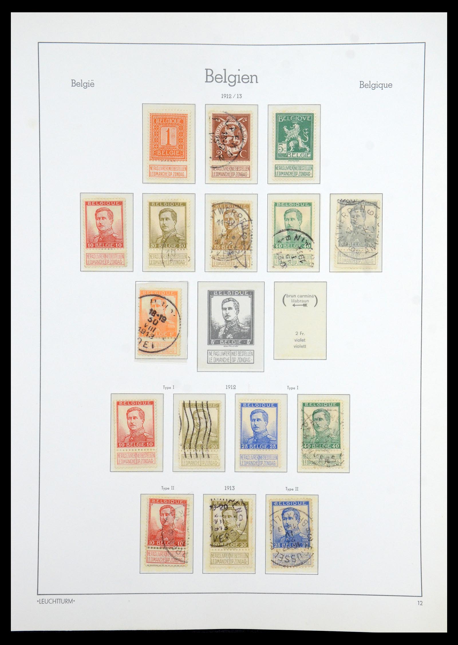 35785 014 - Stamp Collection 35785 Belgium 1849-1960.