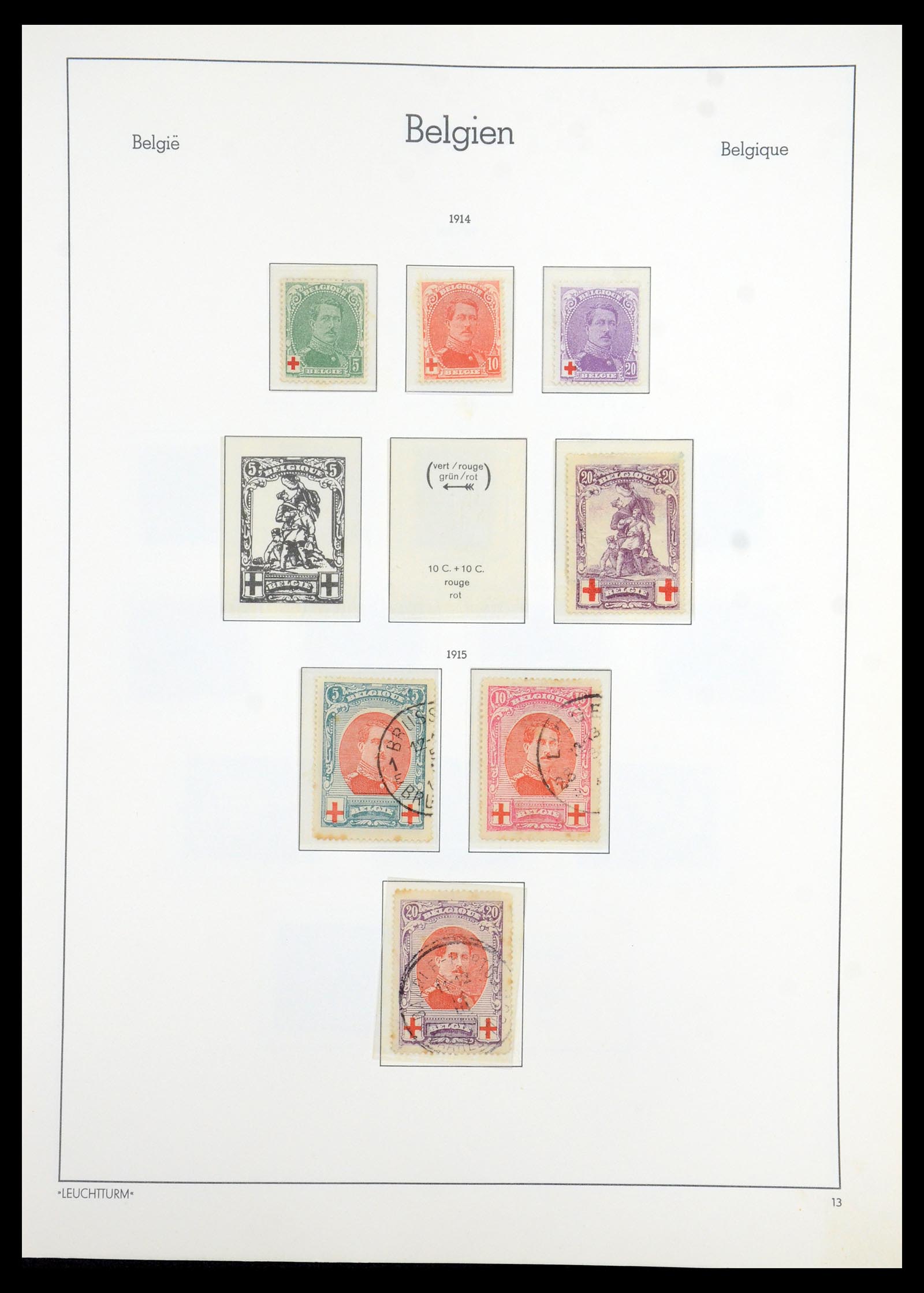 35785 015 - Stamp Collection 35785 Belgium 1849-1960.