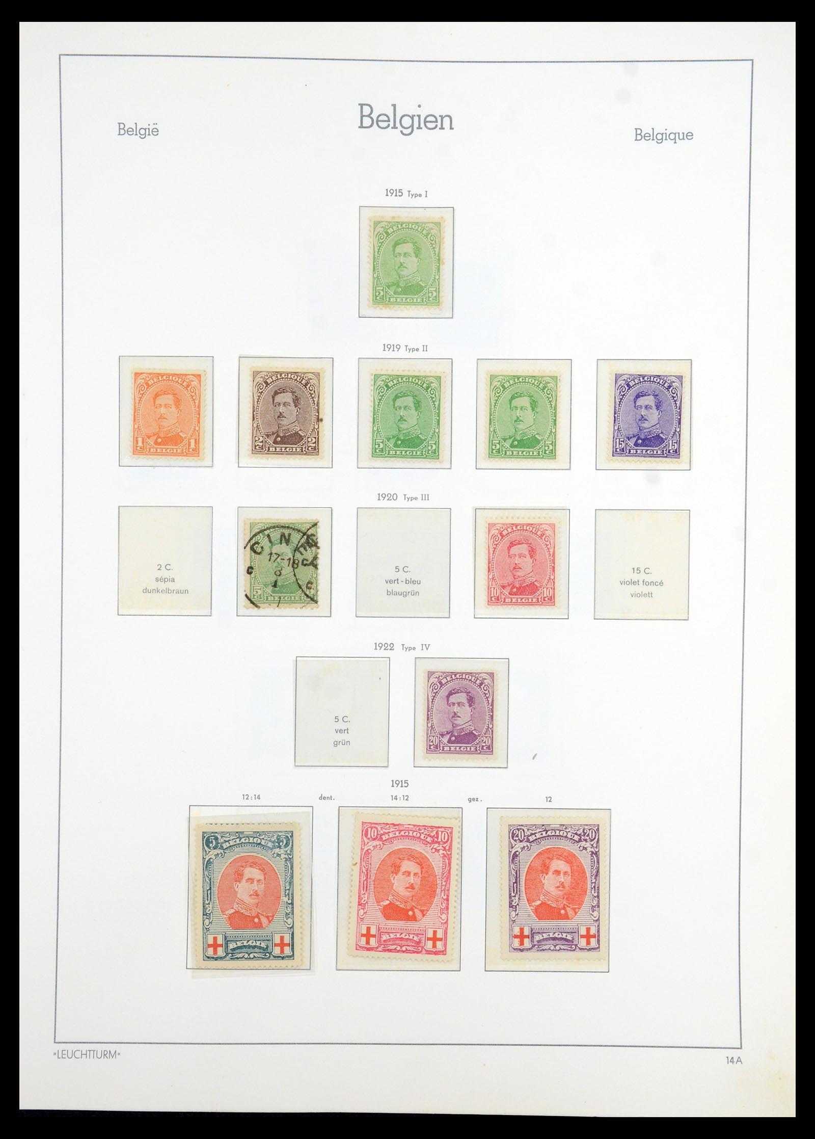 35785 017 - Stamp Collection 35785 Belgium 1849-1960.