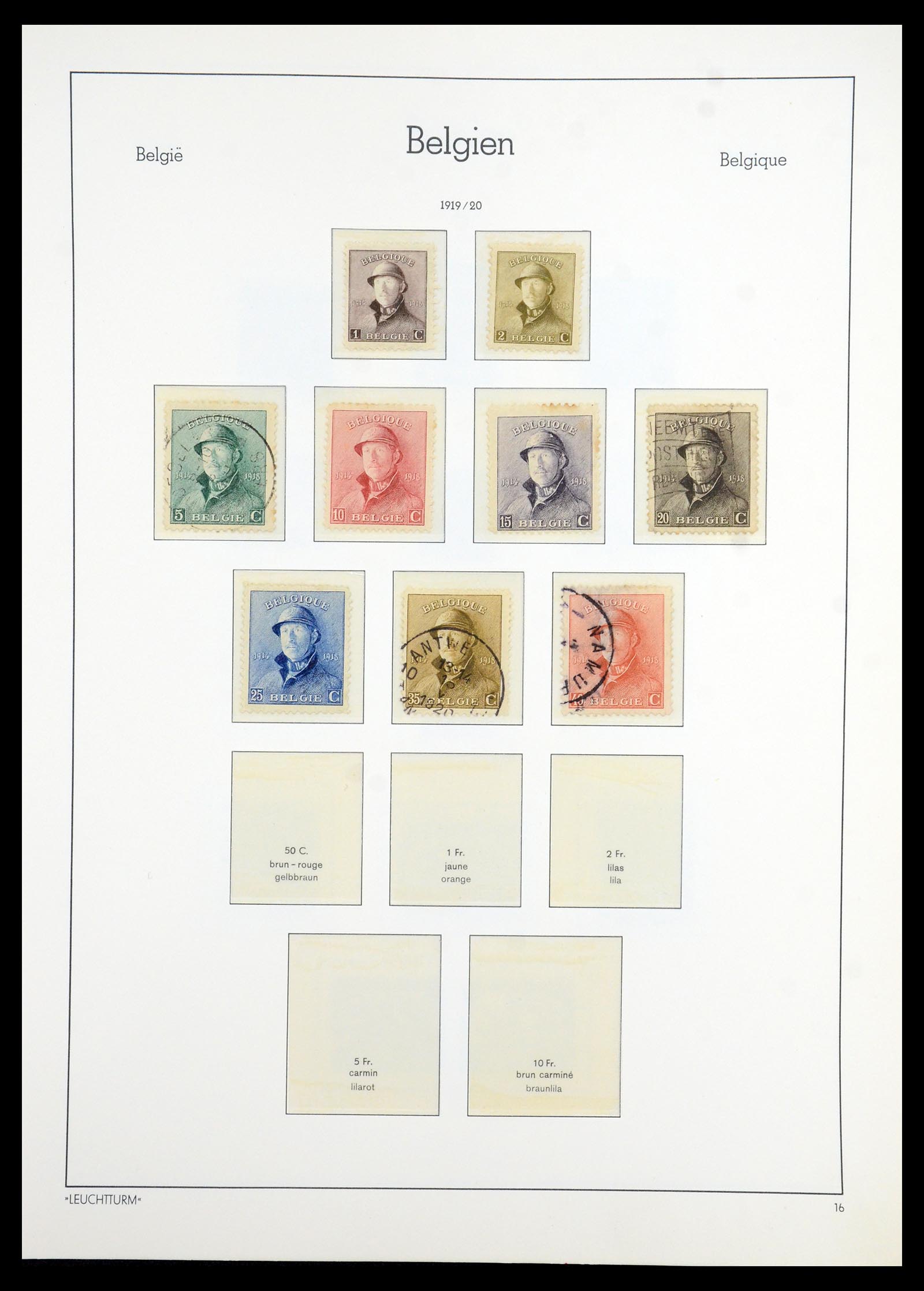 35785 019 - Stamp Collection 35785 Belgium 1849-1960.