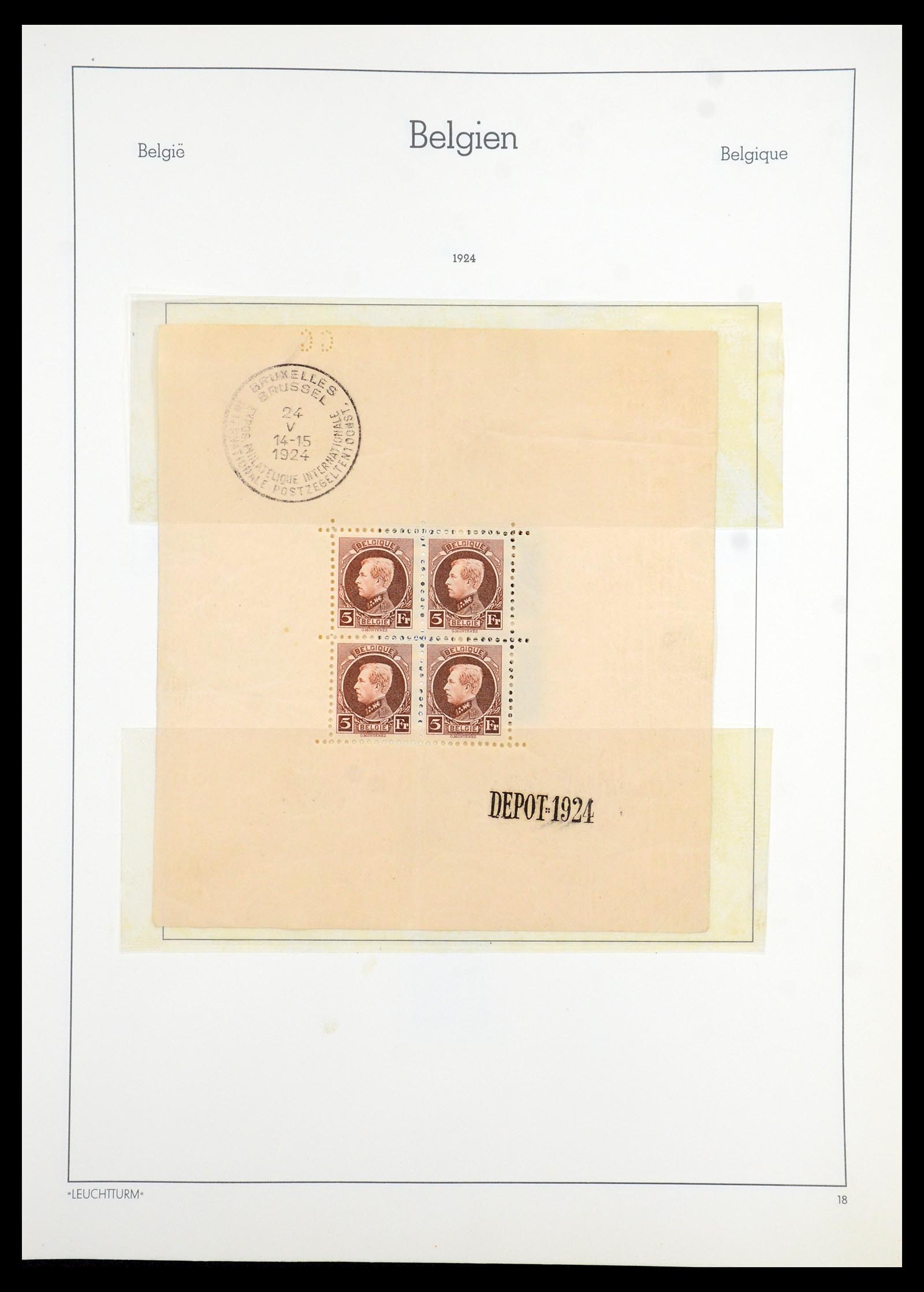 35785 021 - Stamp Collection 35785 Belgium 1849-1960.