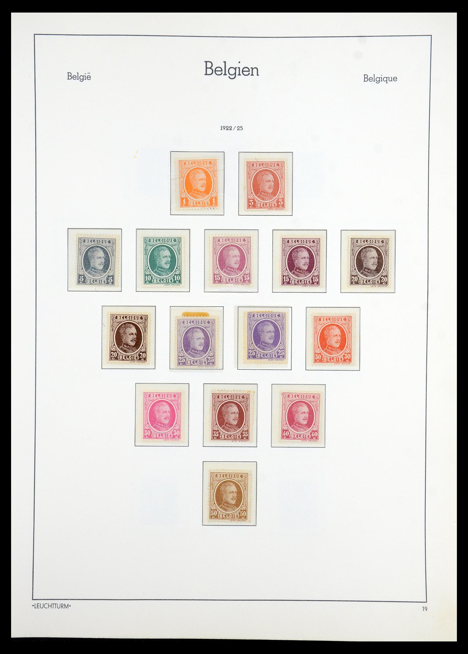 35785 022 - Stamp Collection 35785 Belgium 1849-1960.