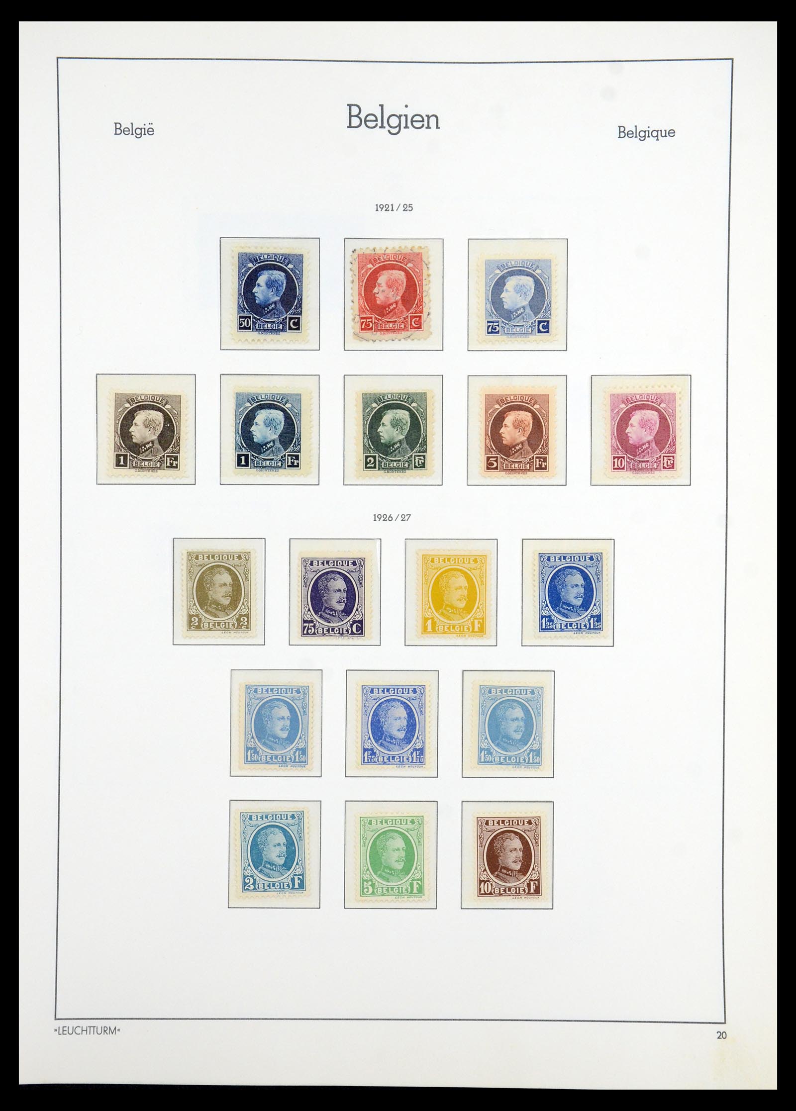 35785 023 - Stamp Collection 35785 Belgium 1849-1960.
