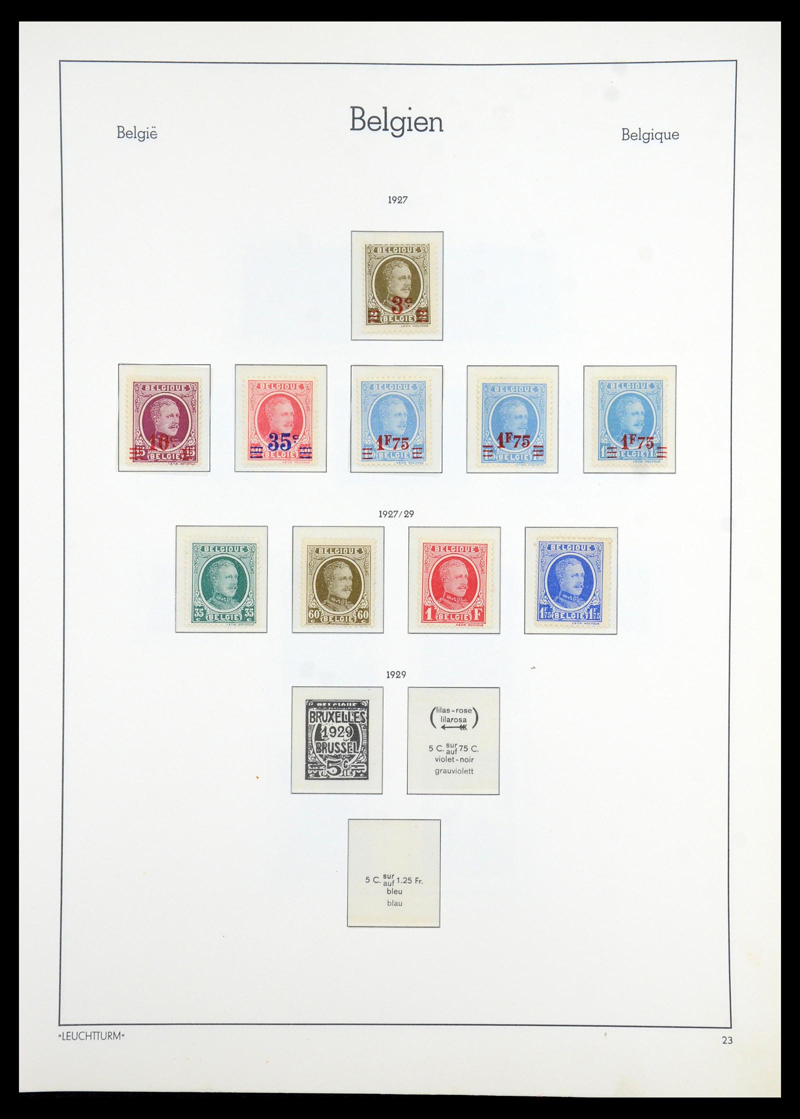 35785 025 - Stamp Collection 35785 Belgium 1849-1960.