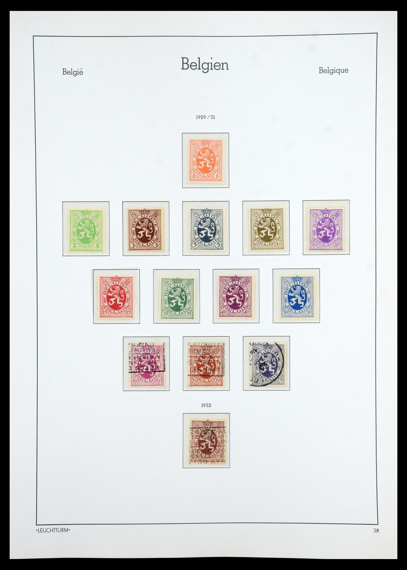35785 030 - Stamp Collection 35785 Belgium 1849-1960.
