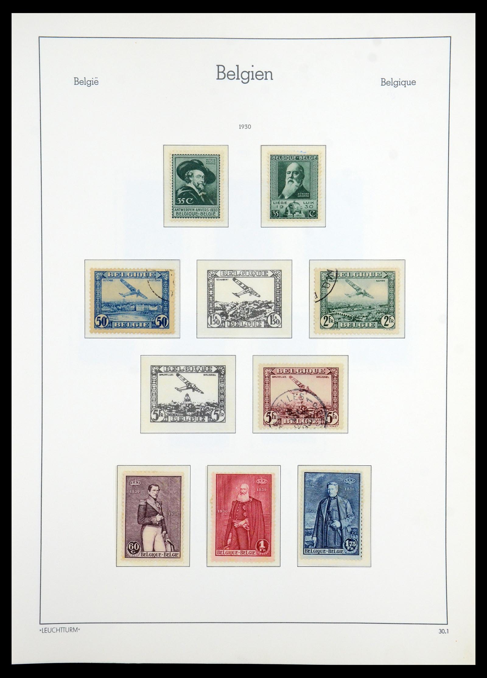 35785 032 - Stamp Collection 35785 Belgium 1849-1960.