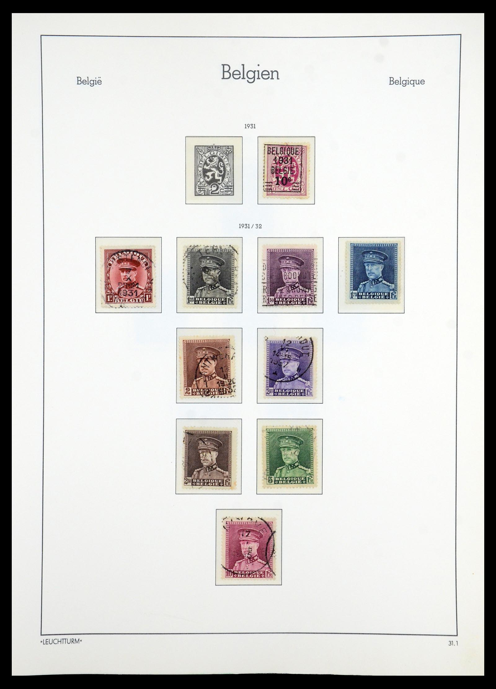 35785 034 - Stamp Collection 35785 Belgium 1849-1960.