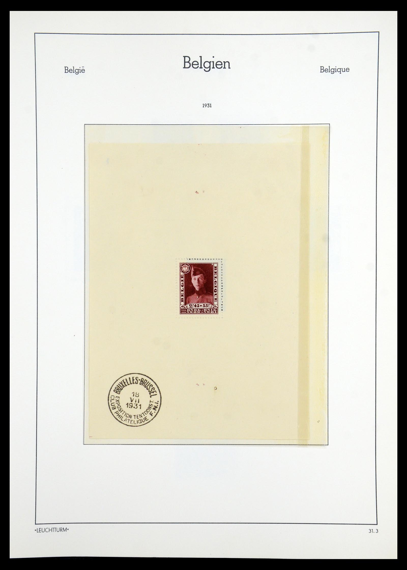 35785 036 - Stamp Collection 35785 Belgium 1849-1960.