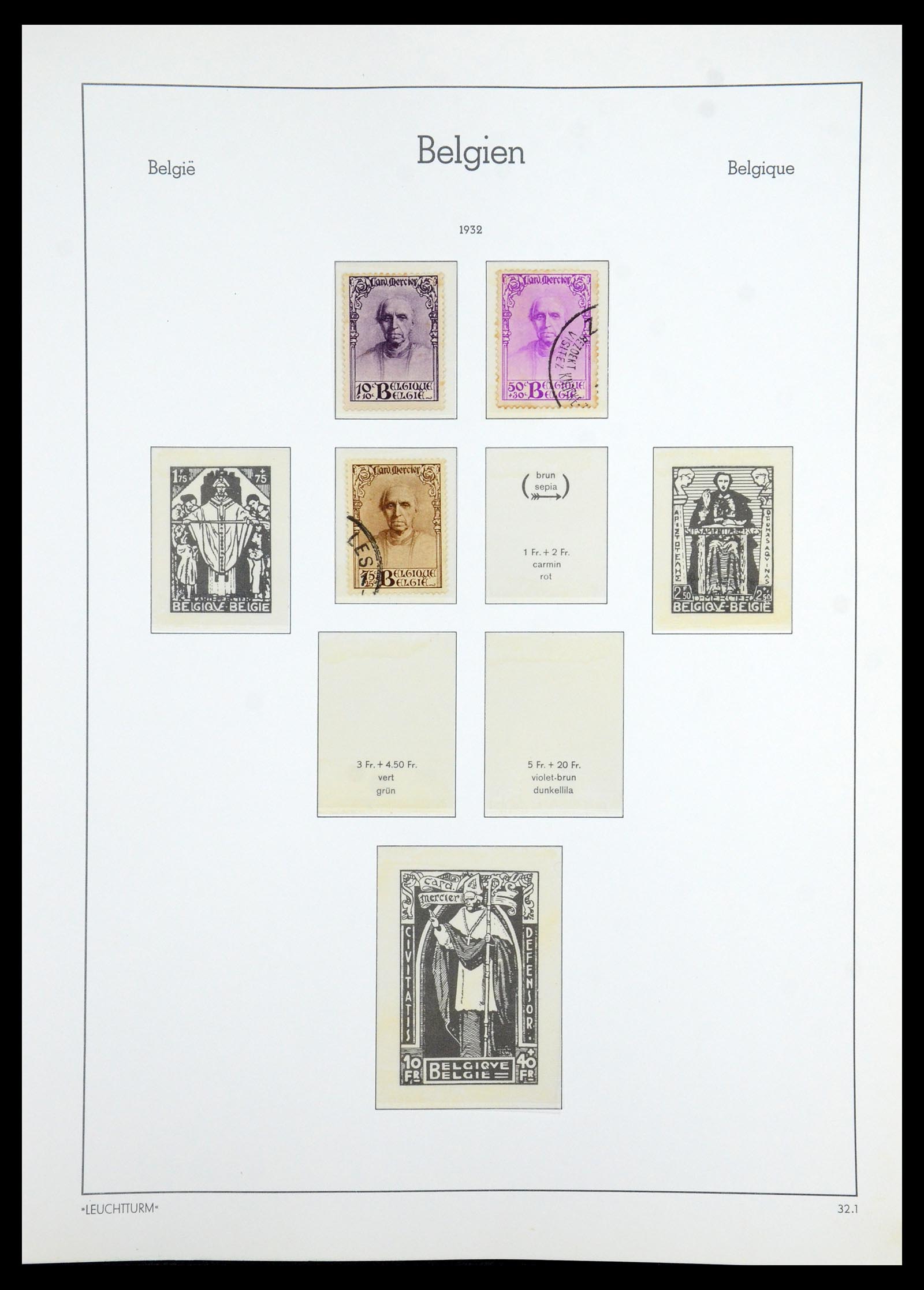 35785 037 - Stamp Collection 35785 Belgium 1849-1960.