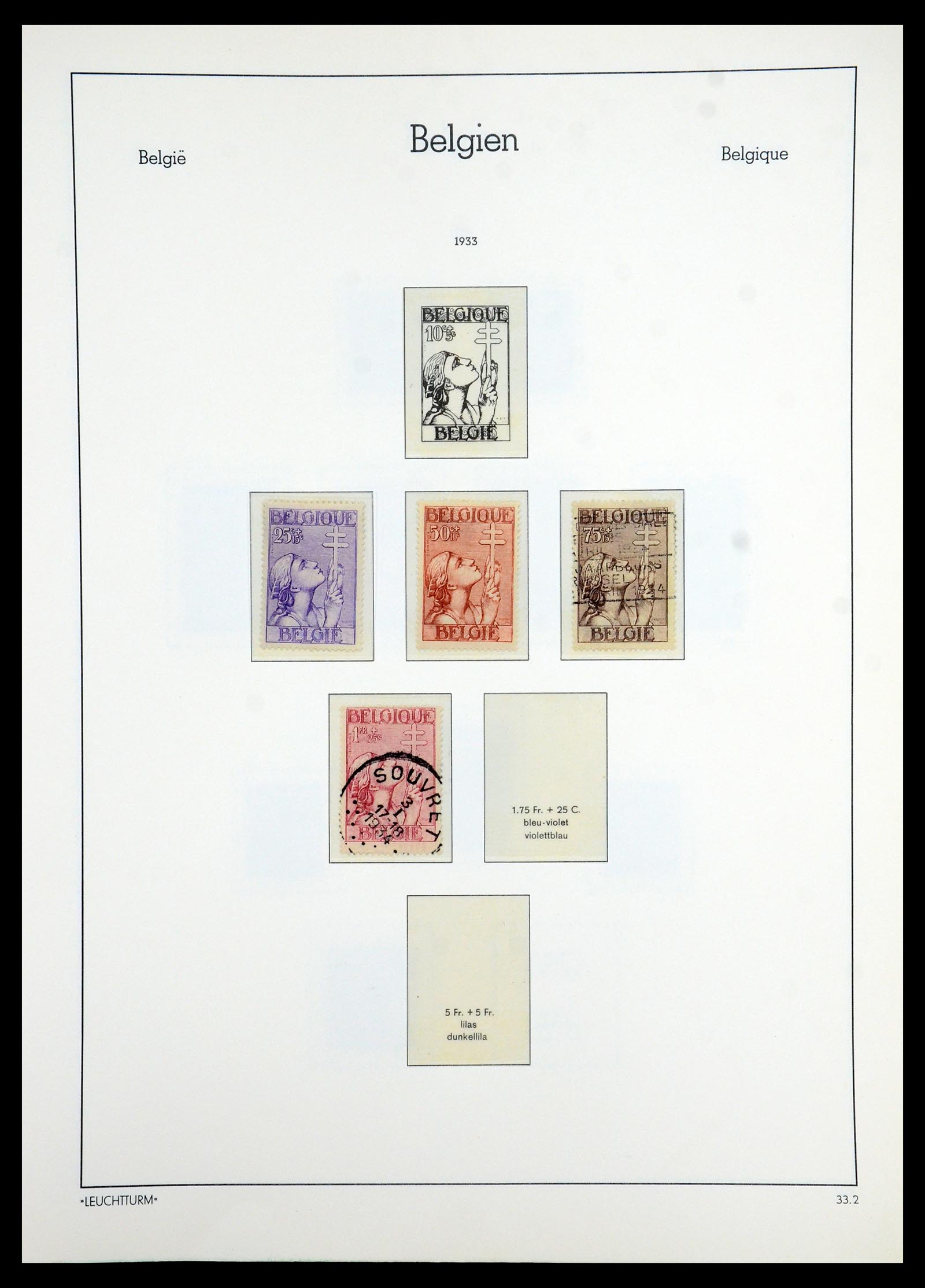 35785 040 - Stamp Collection 35785 Belgium 1849-1960.