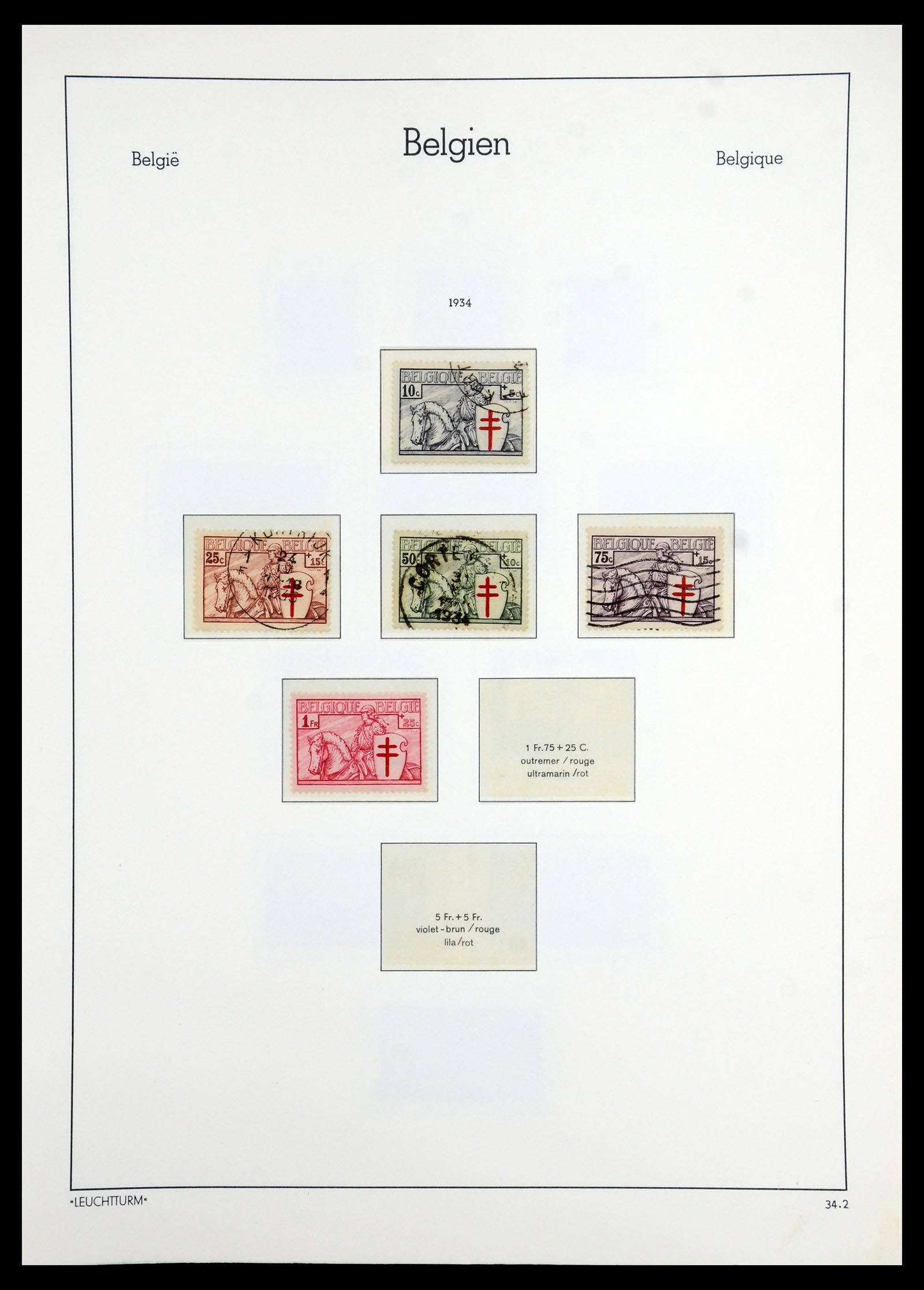 35785 042 - Stamp Collection 35785 Belgium 1849-1960.
