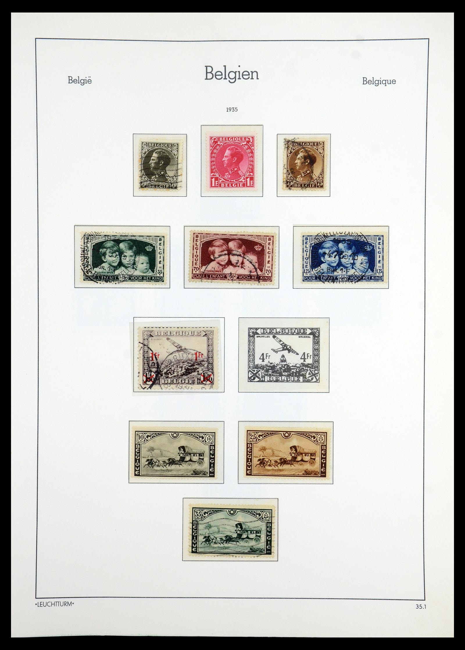 35785 043 - Stamp Collection 35785 Belgium 1849-1960.