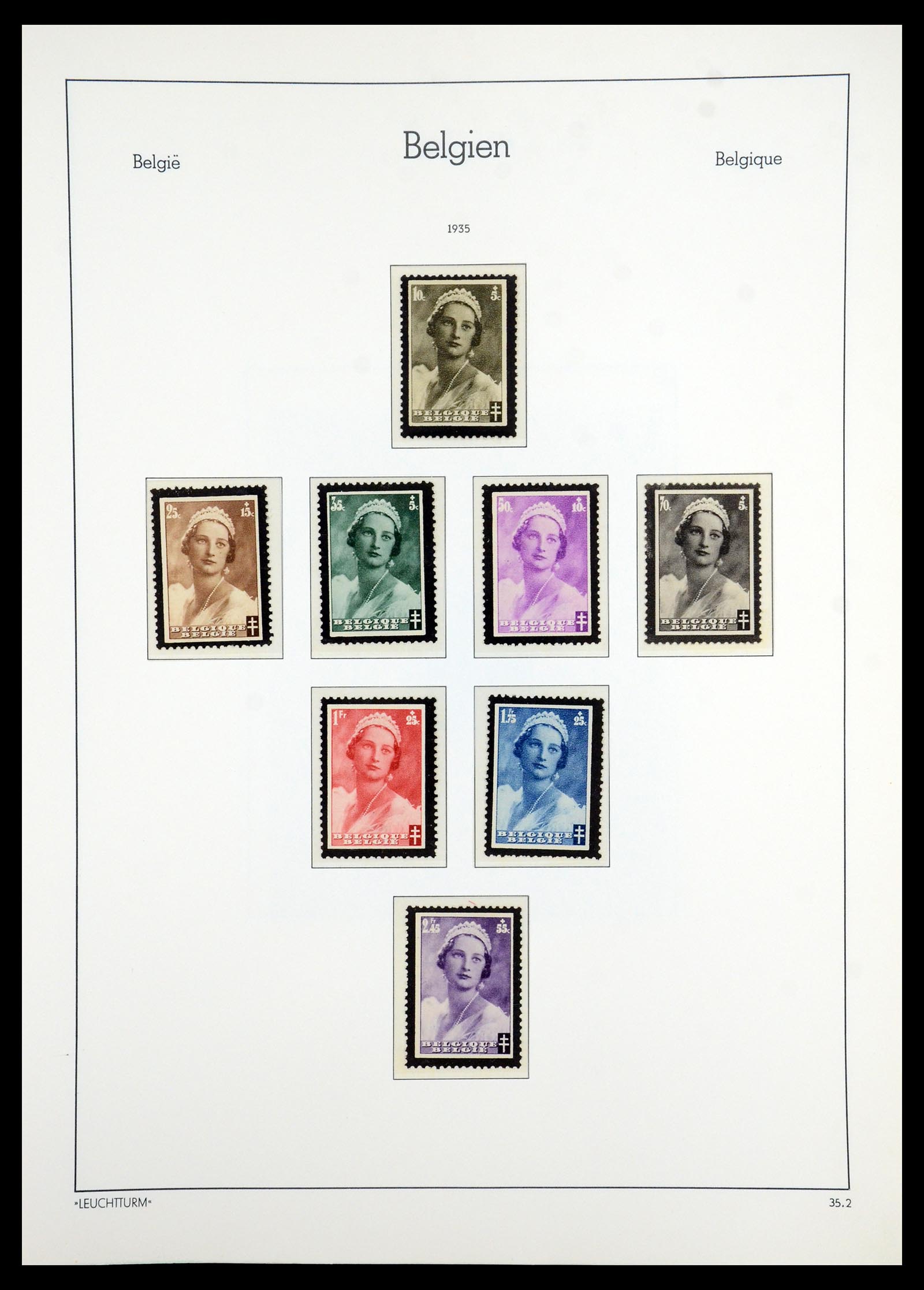 35785 044 - Stamp Collection 35785 Belgium 1849-1960.