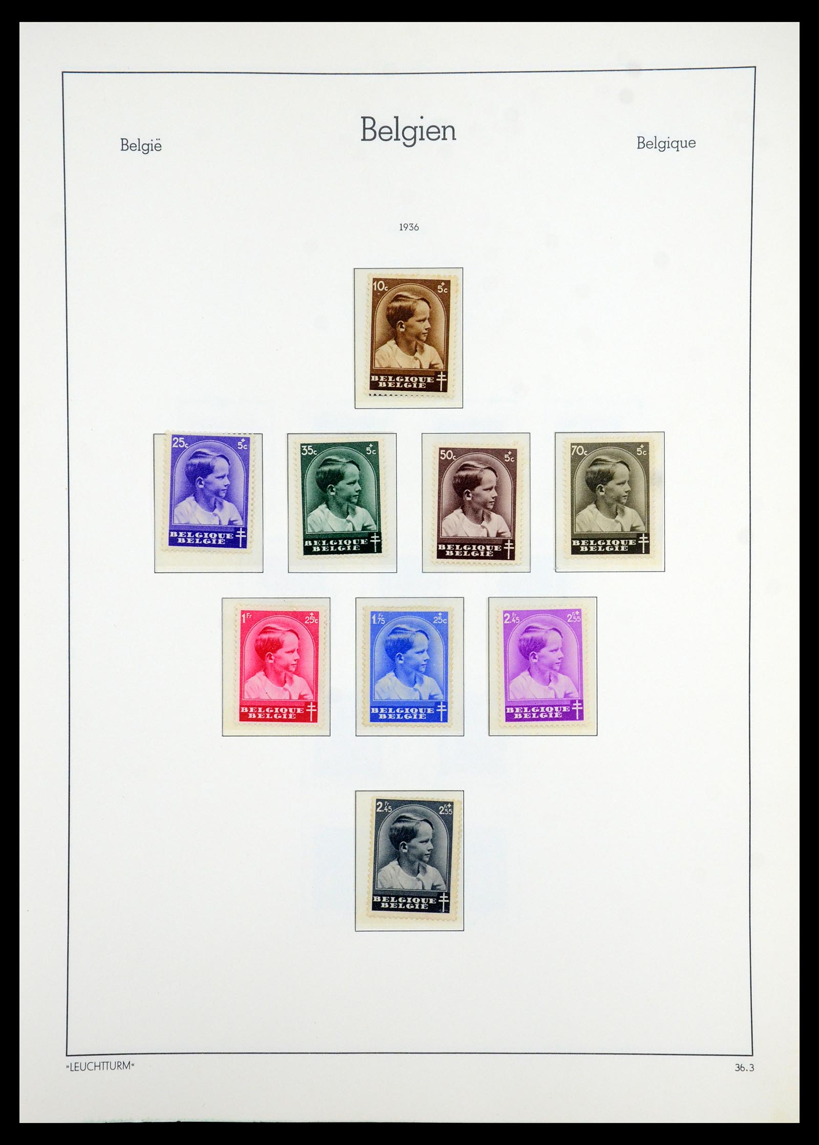 35785 046 - Stamp Collection 35785 Belgium 1849-1960.