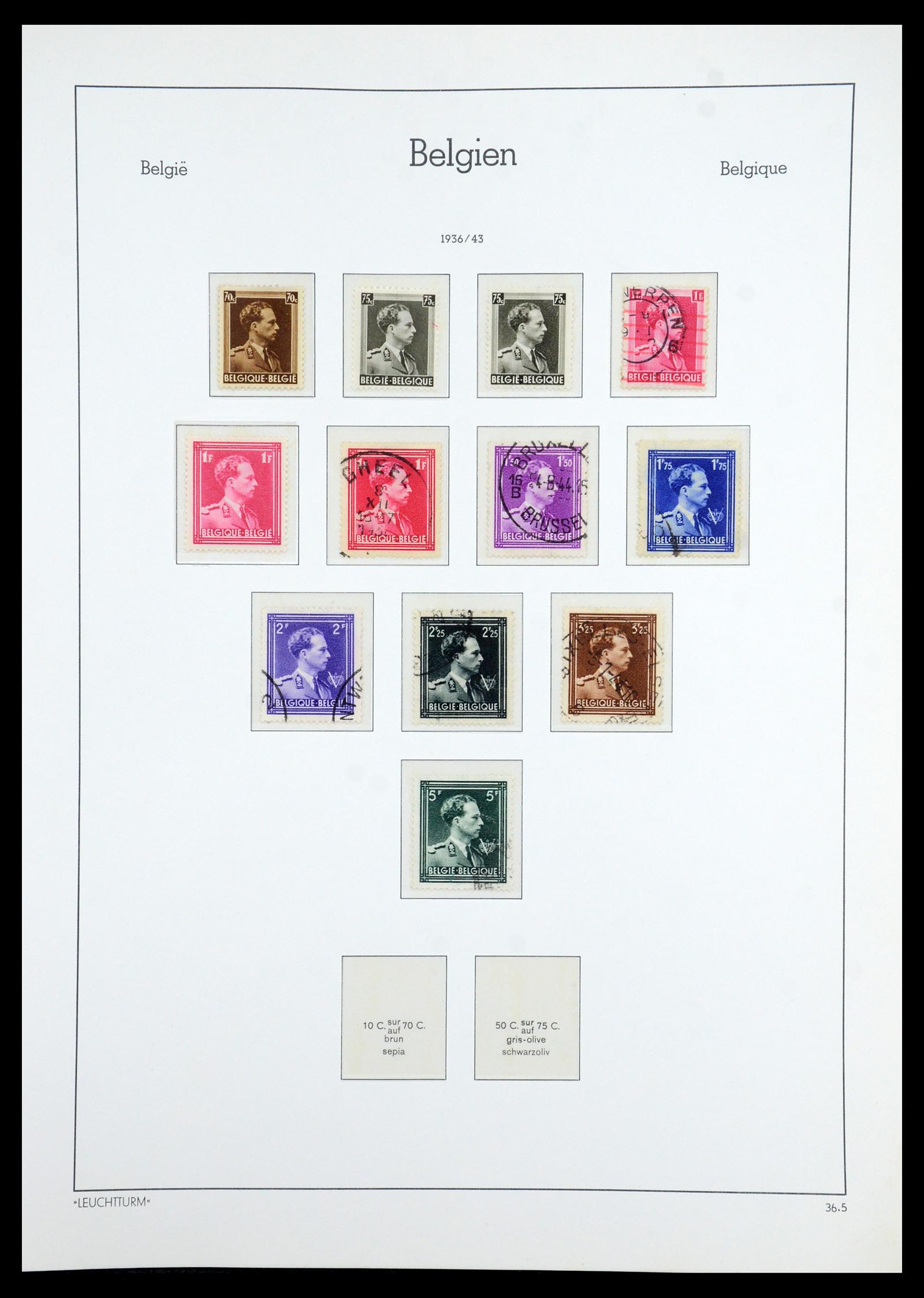 35785 048 - Stamp Collection 35785 Belgium 1849-1960.