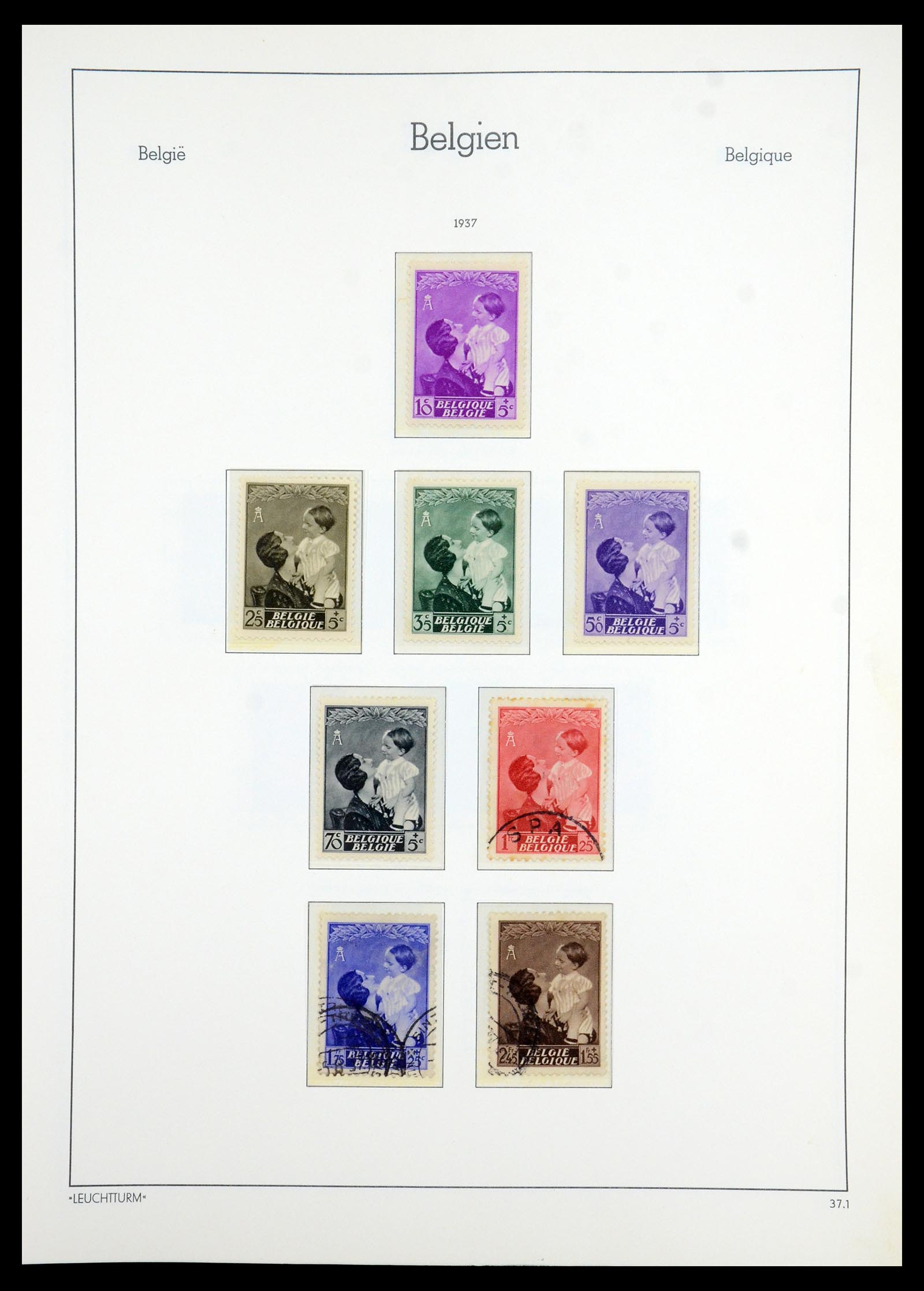 35785 050 - Stamp Collection 35785 Belgium 1849-1960.