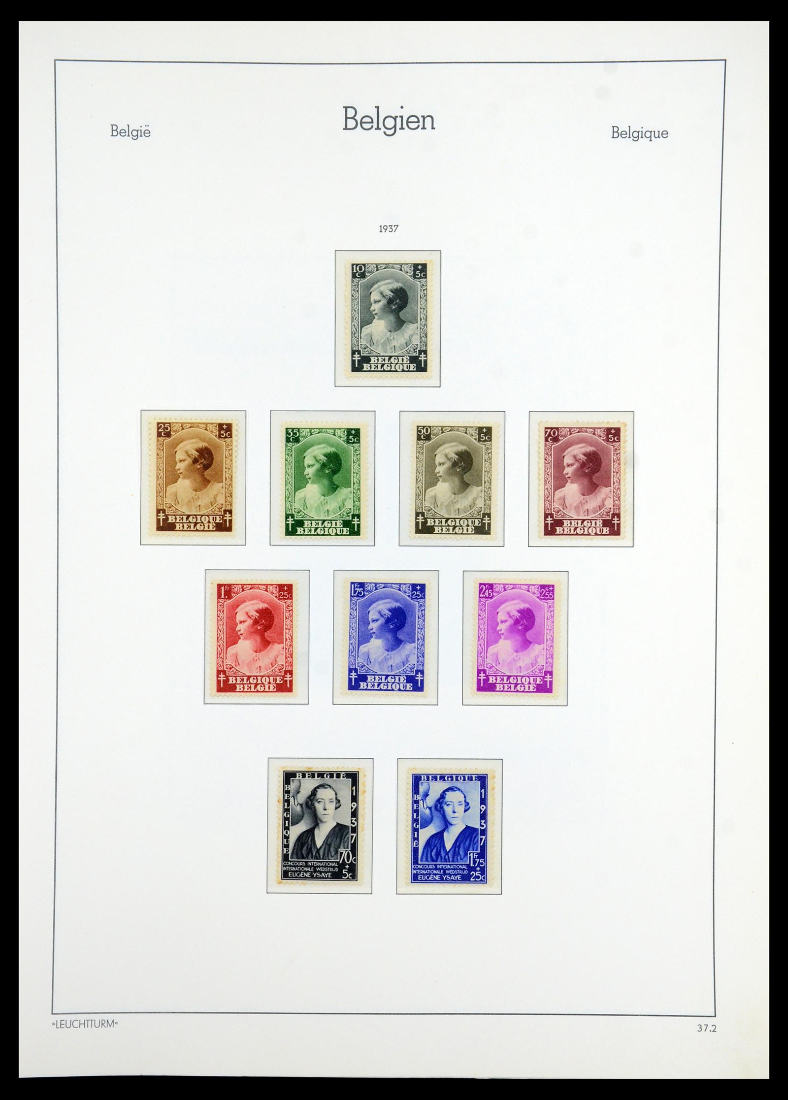 35785 051 - Stamp Collection 35785 Belgium 1849-1960.
