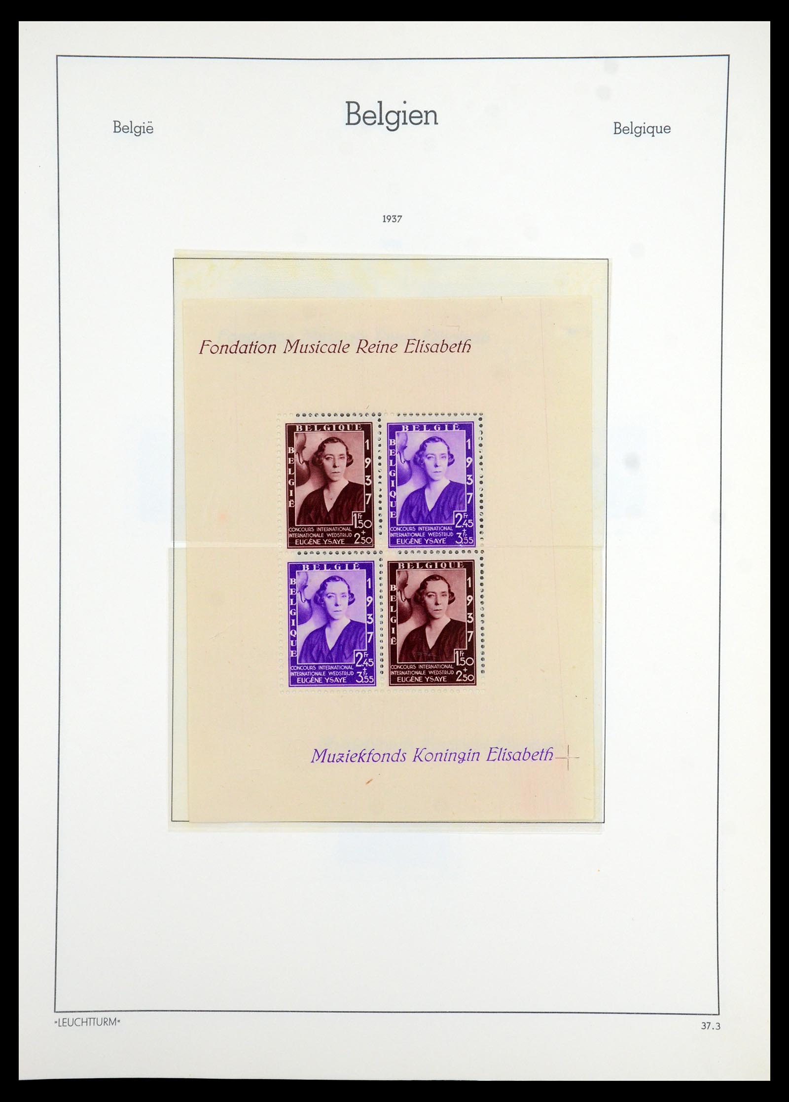 35785 052 - Stamp Collection 35785 Belgium 1849-1960.
