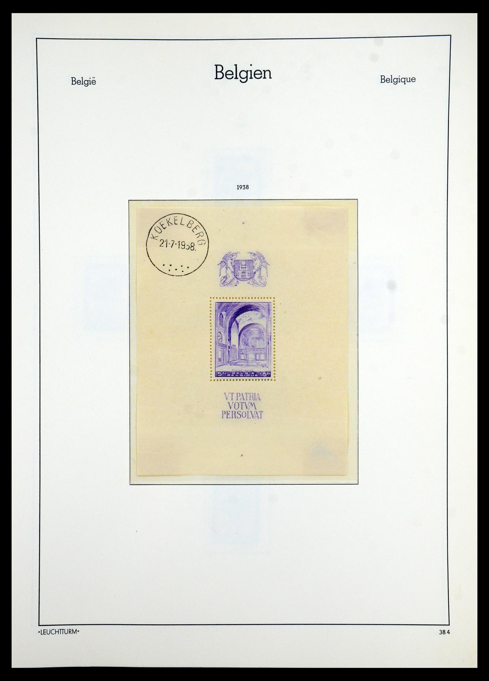 35785 055 - Postzegelverzameling 35785 België 1849-1960.