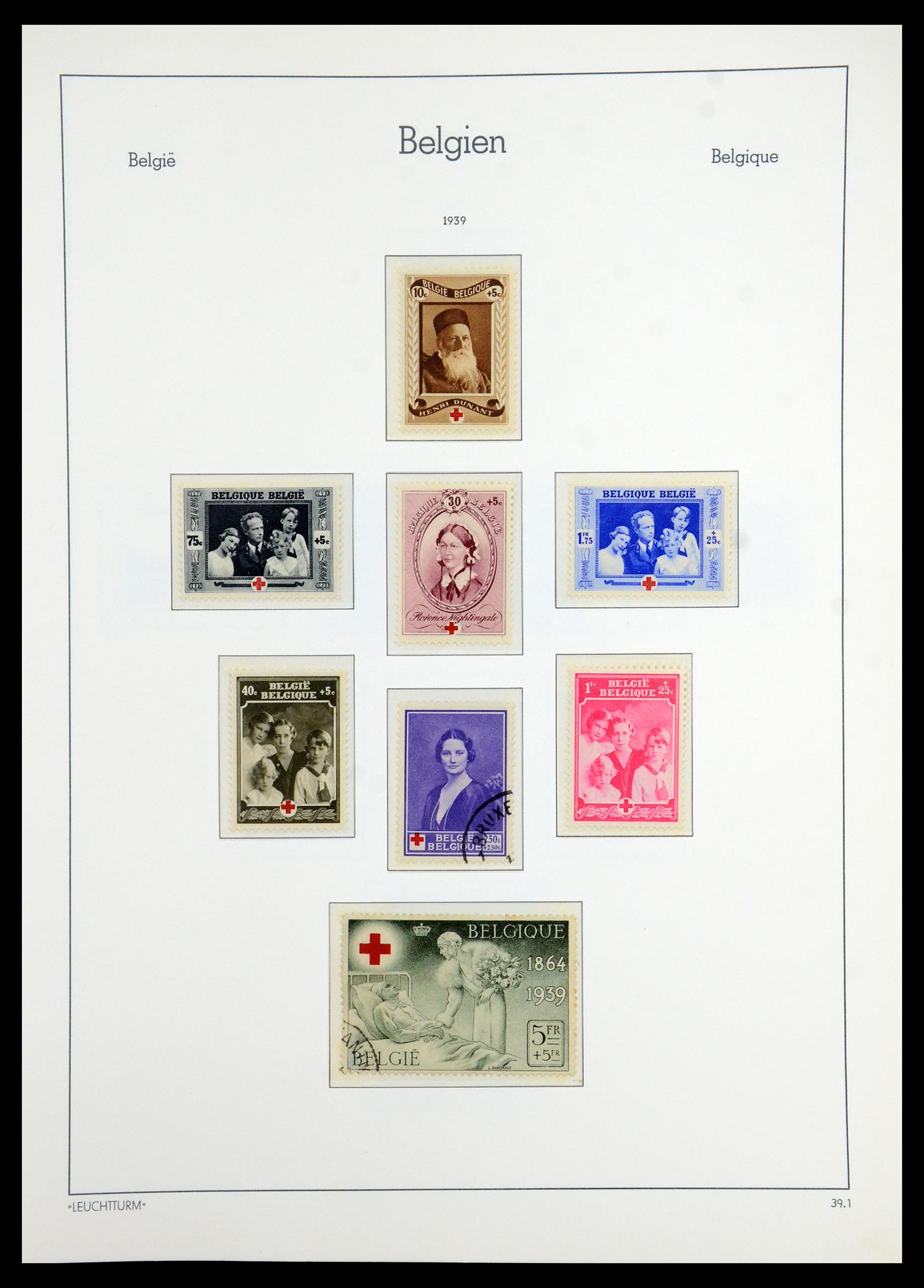 35785 057 - Stamp Collection 35785 Belgium 1849-1960.