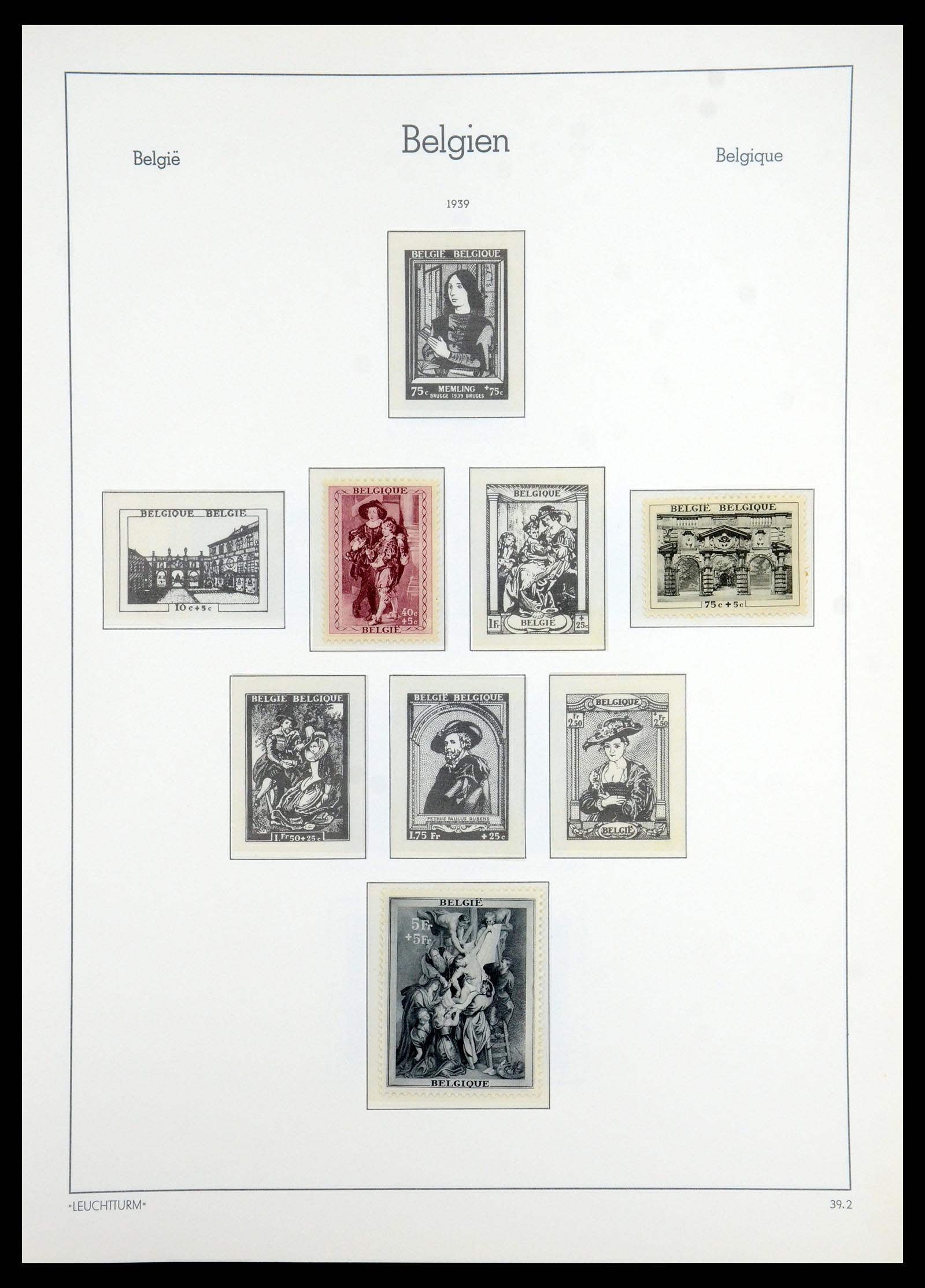 35785 058 - Stamp Collection 35785 Belgium 1849-1960.