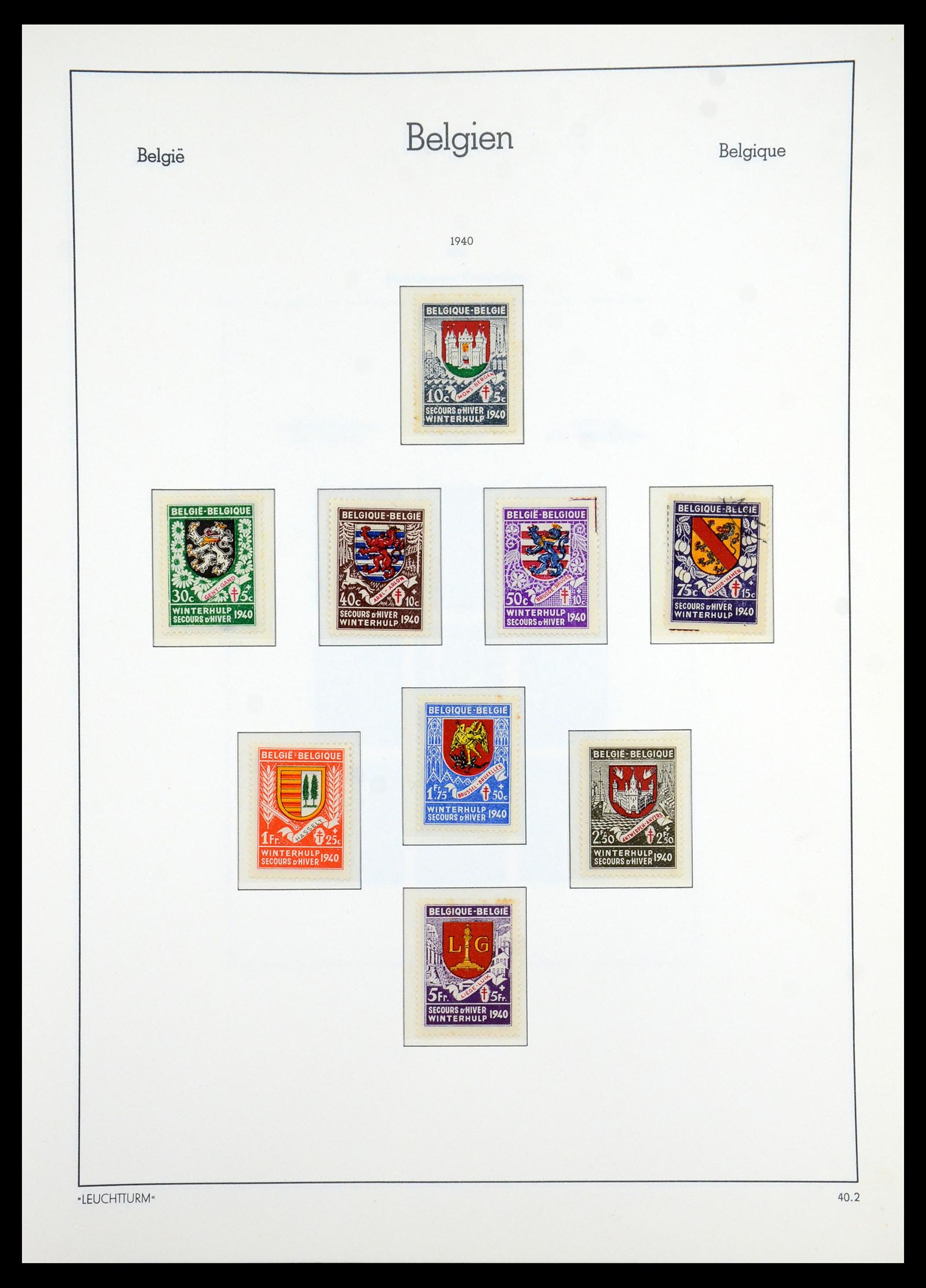 35785 061 - Stamp Collection 35785 Belgium 1849-1960.