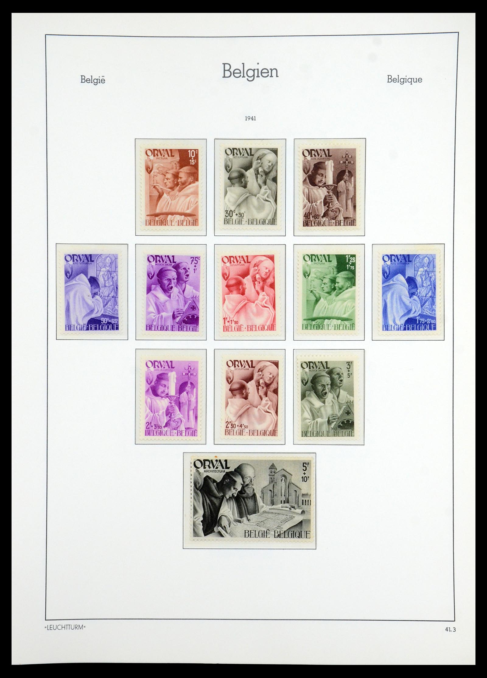 35785 062 - Stamp Collection 35785 Belgium 1849-1960.