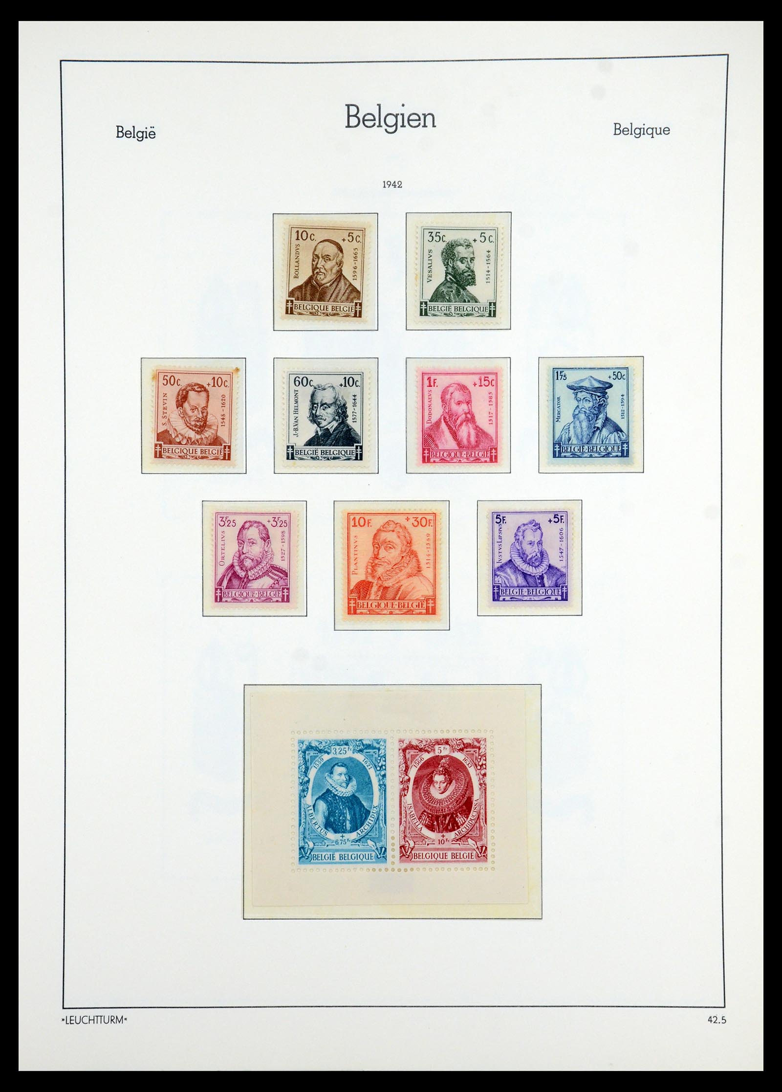 35785 065 - Stamp Collection 35785 Belgium 1849-1960.