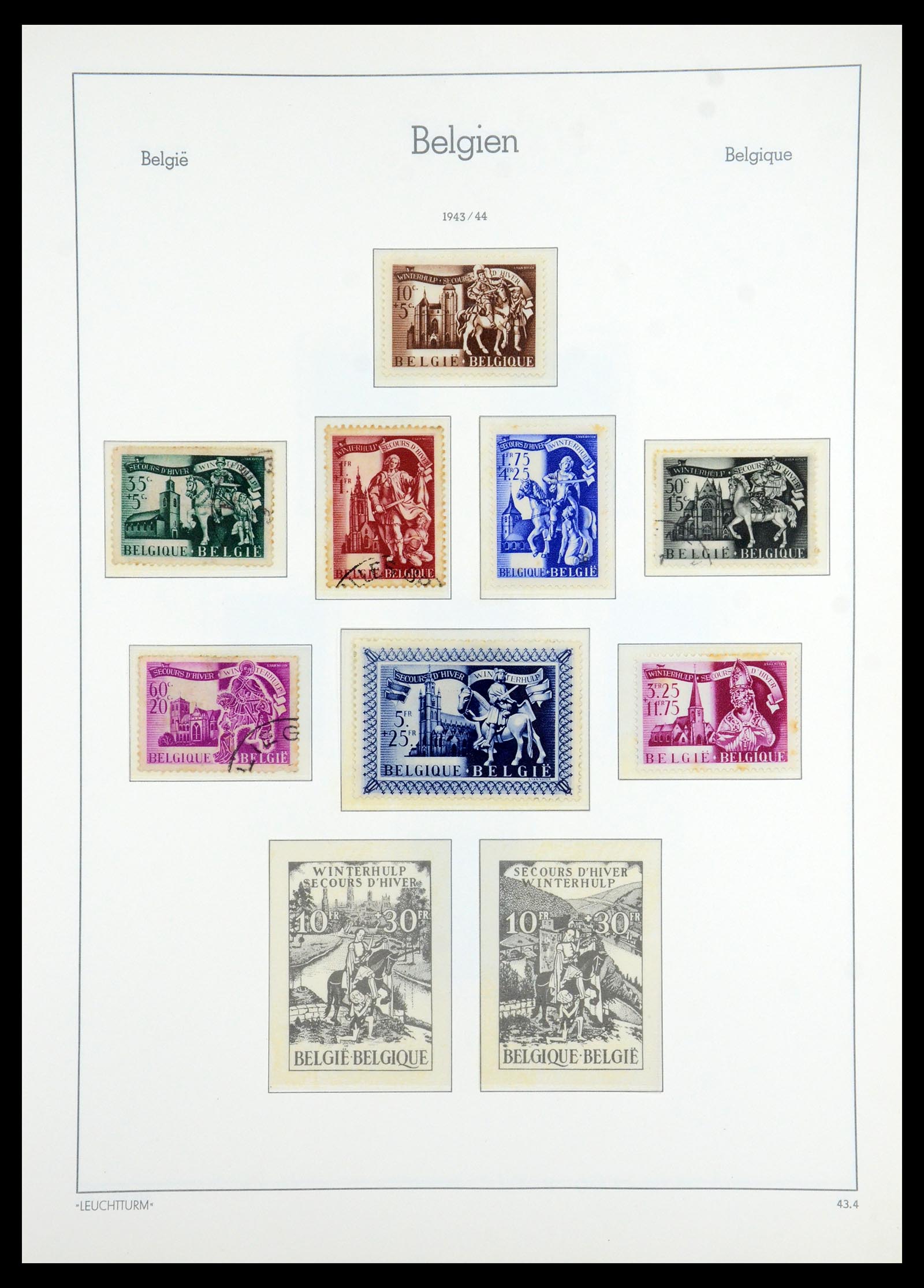 35785 069 - Stamp Collection 35785 Belgium 1849-1960.