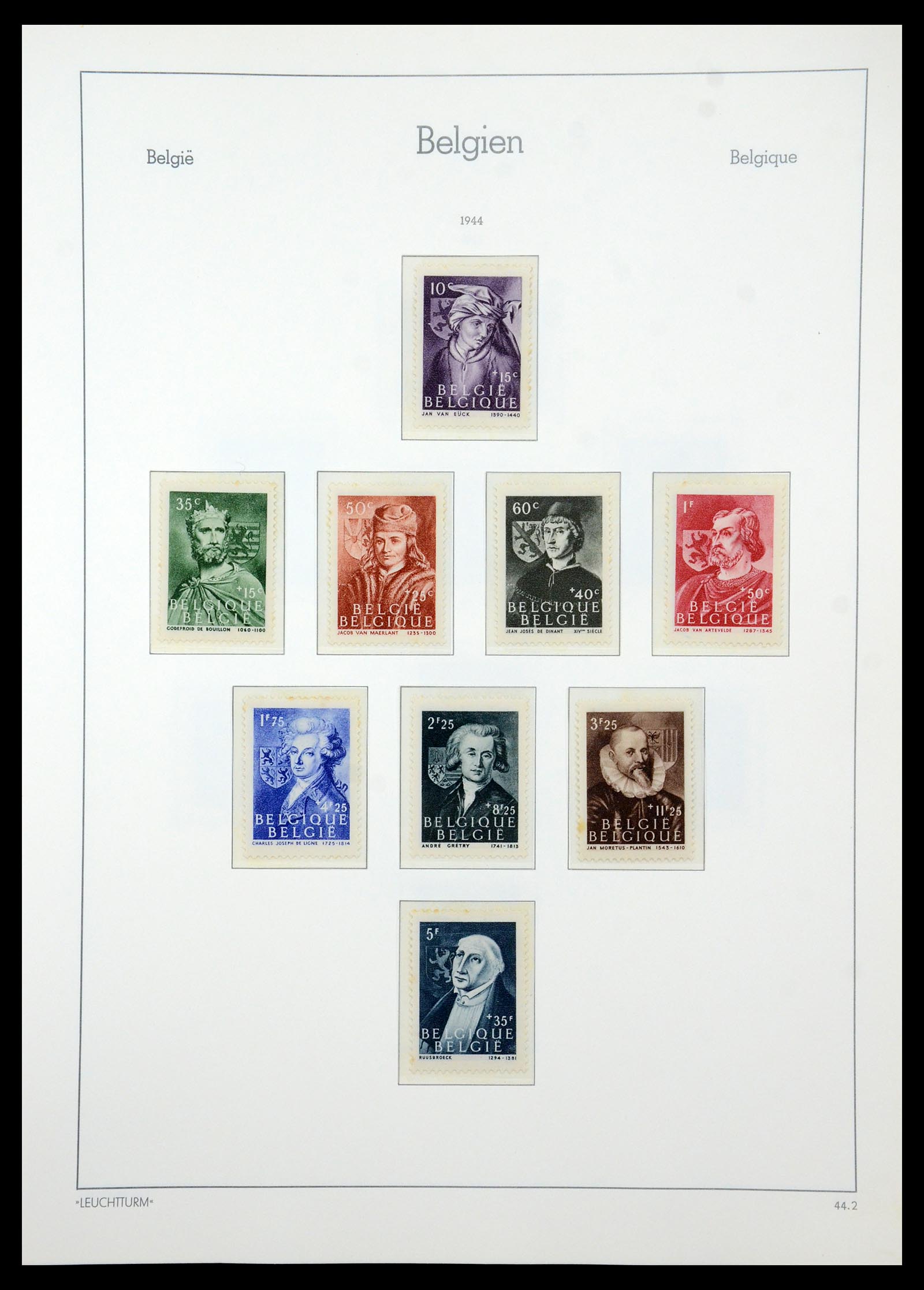 35785 071 - Stamp Collection 35785 Belgium 1849-1960.