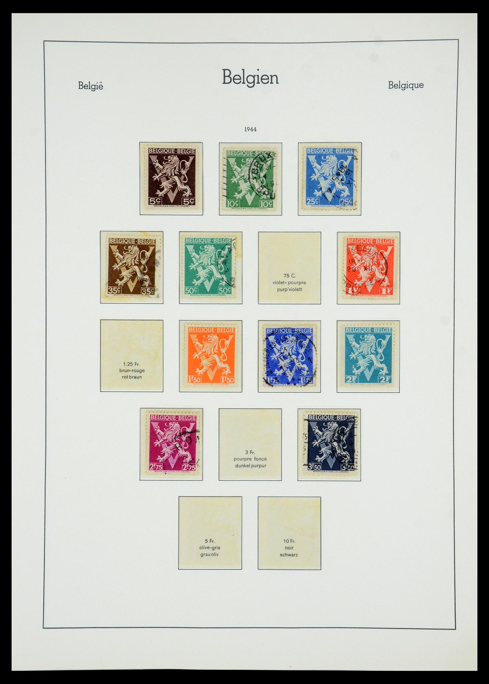 35785 074 - Stamp Collection 35785 Belgium 1849-1960.