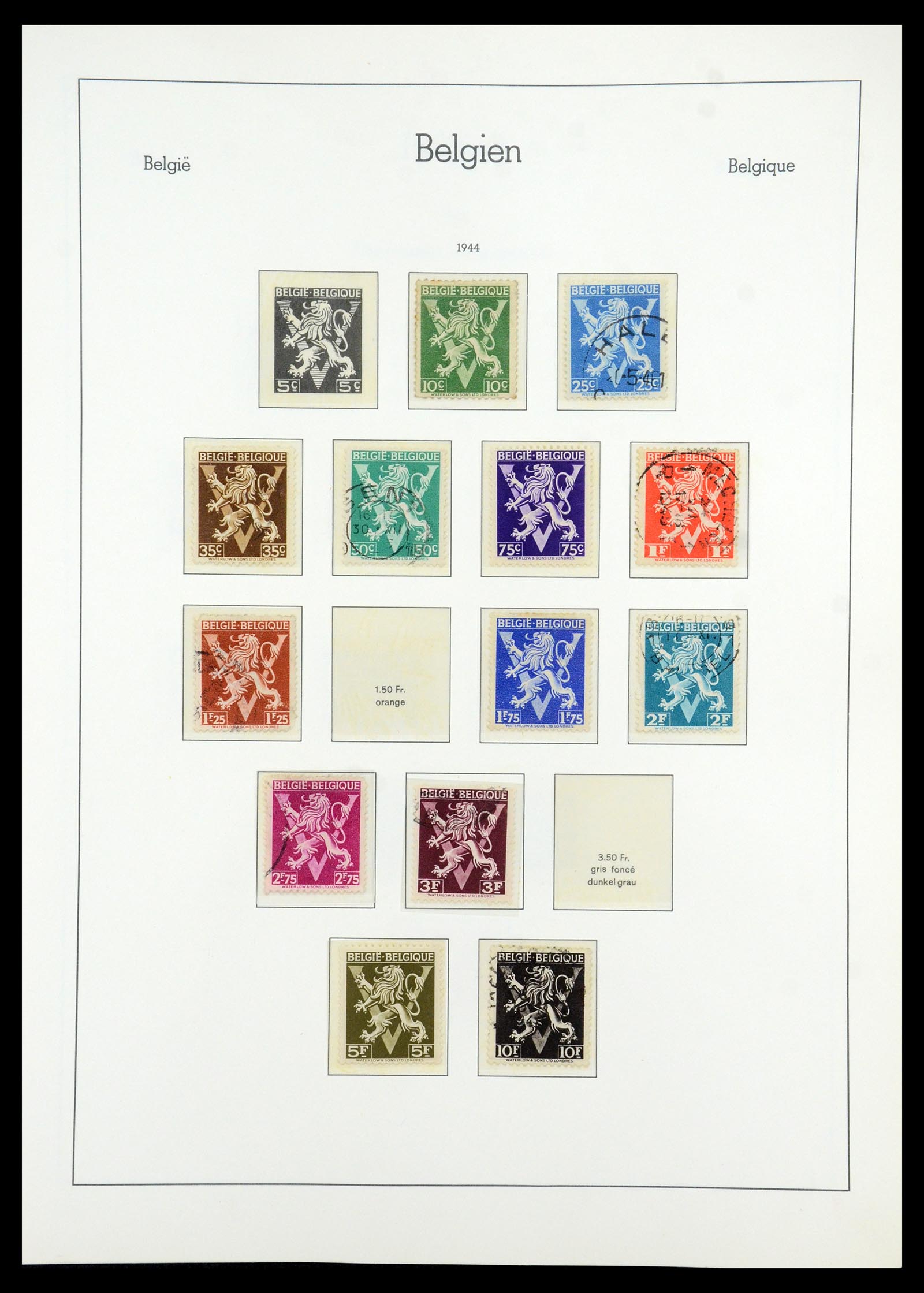 35785 075 - Stamp Collection 35785 Belgium 1849-1960.