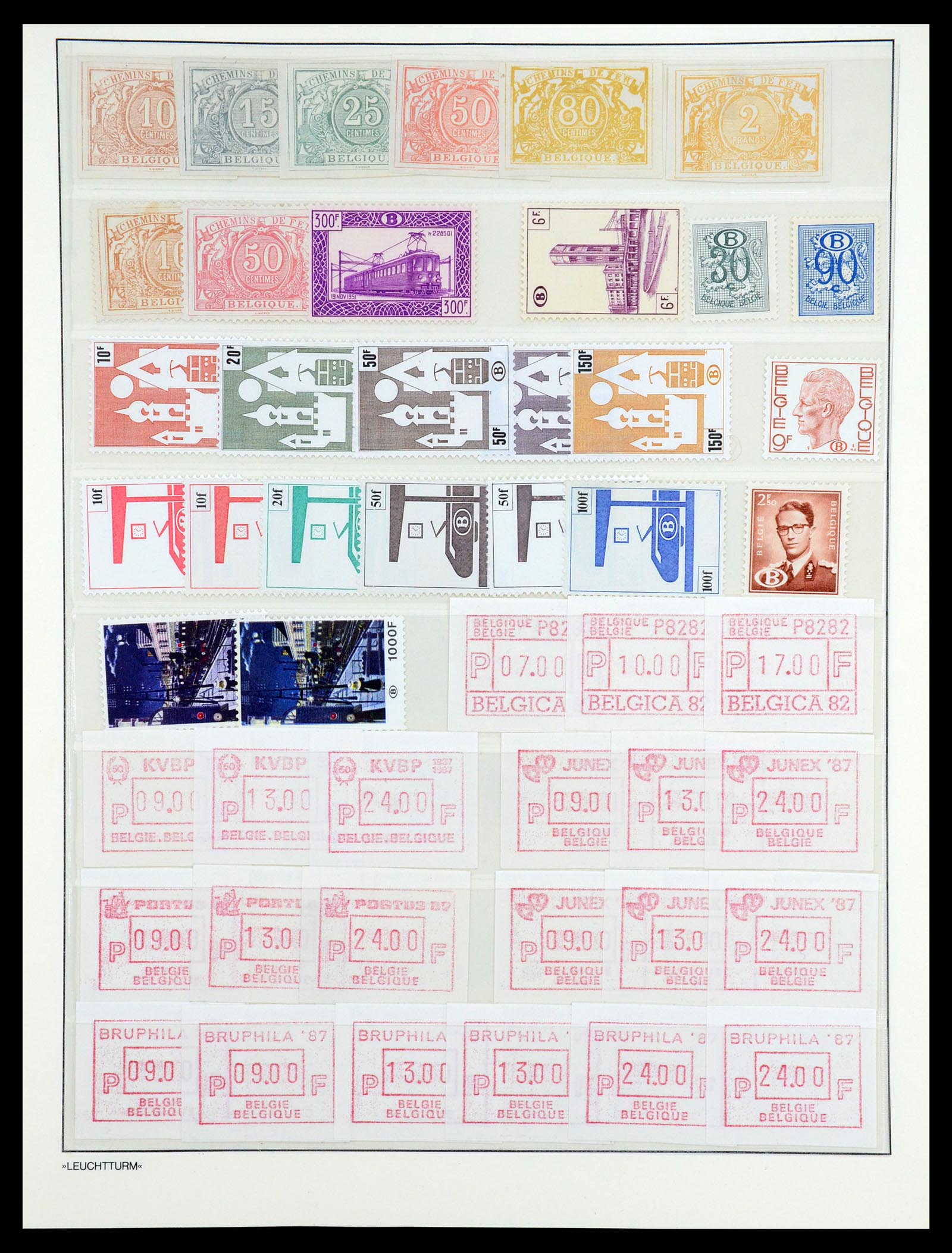 35785 077 - Stamp Collection 35785 Belgium 1849-1960.