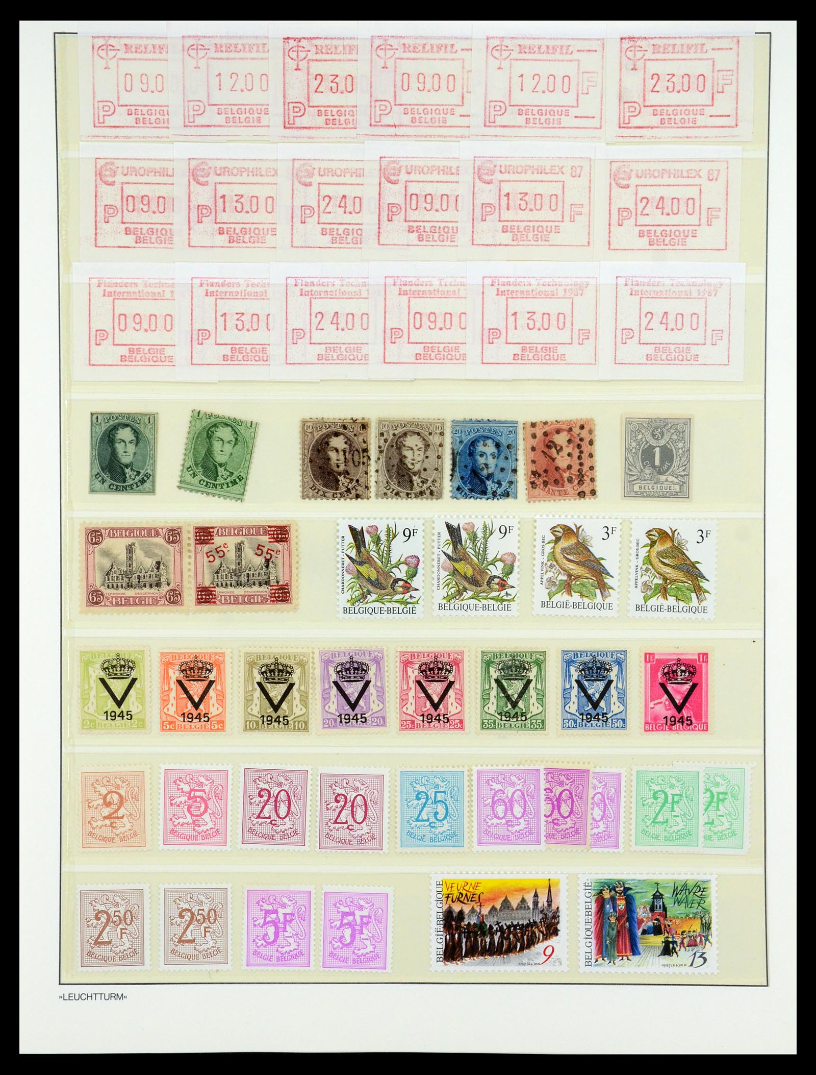 35785 078 - Stamp Collection 35785 Belgium 1849-1960.
