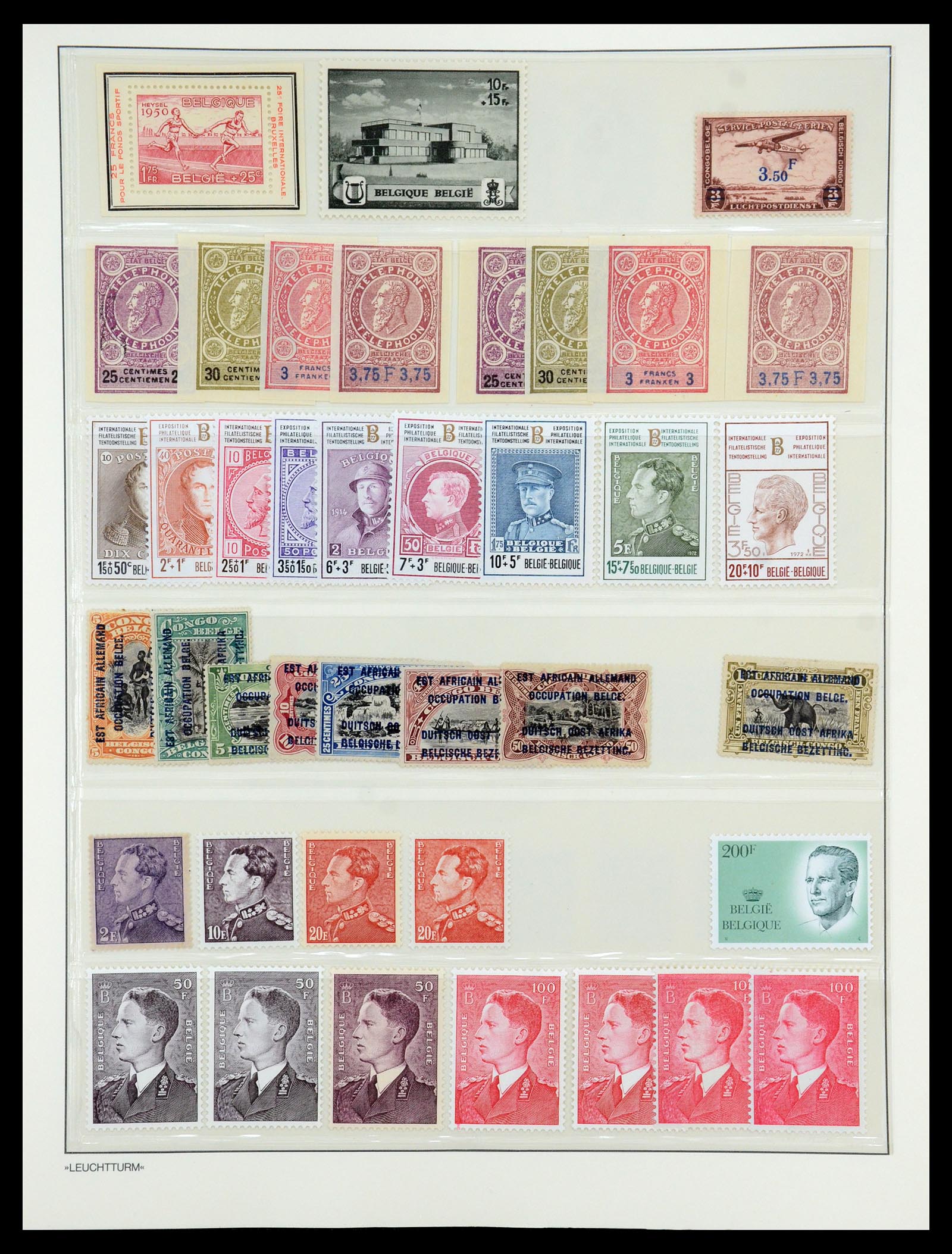 35785 082 - Stamp Collection 35785 Belgium 1849-1960.
