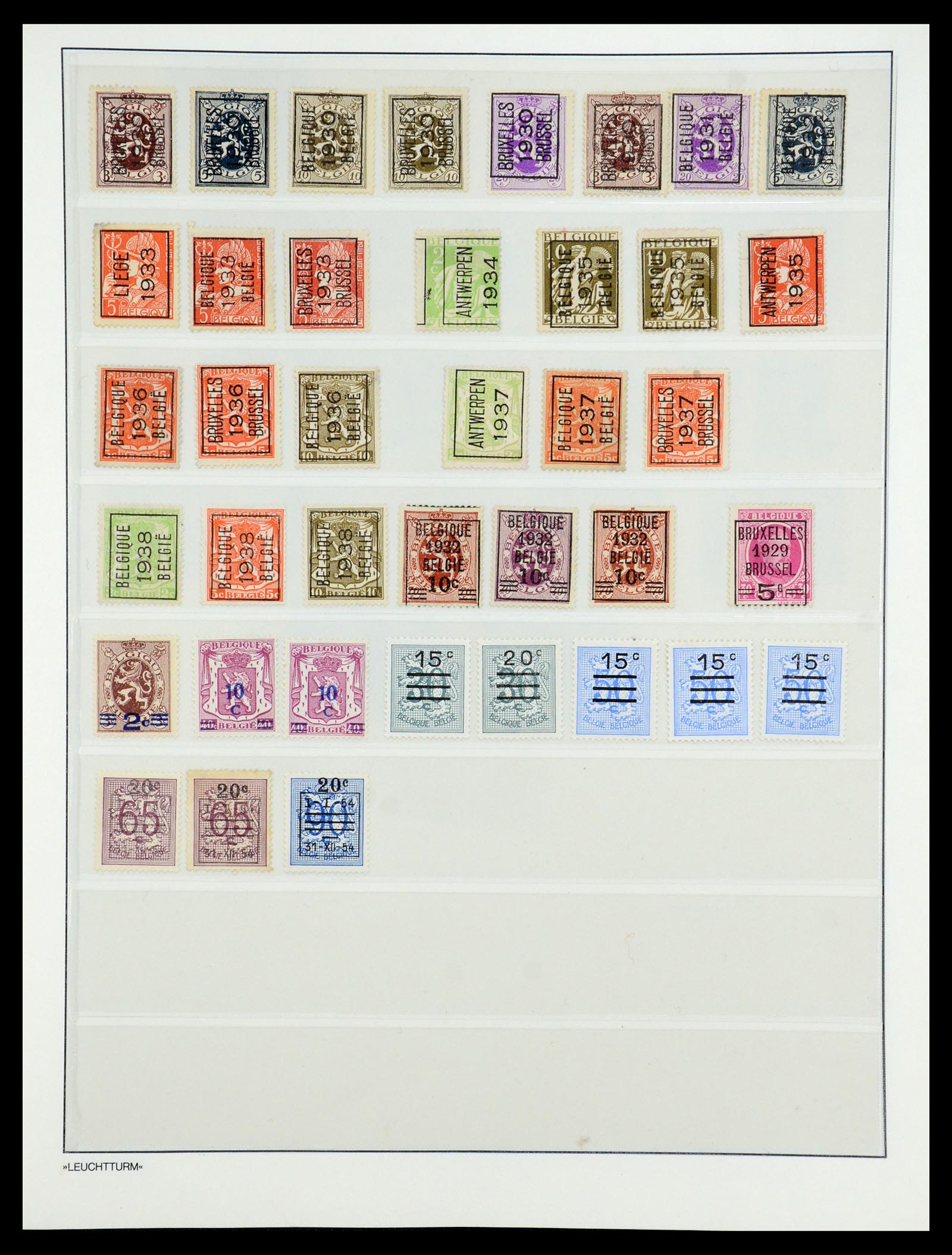 35785 084 - Stamp Collection 35785 Belgium 1849-1960.