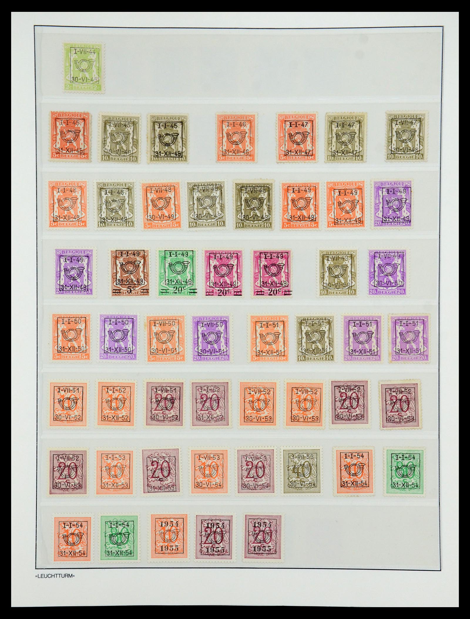 35785 088 - Stamp Collection 35785 Belgium 1849-1960.