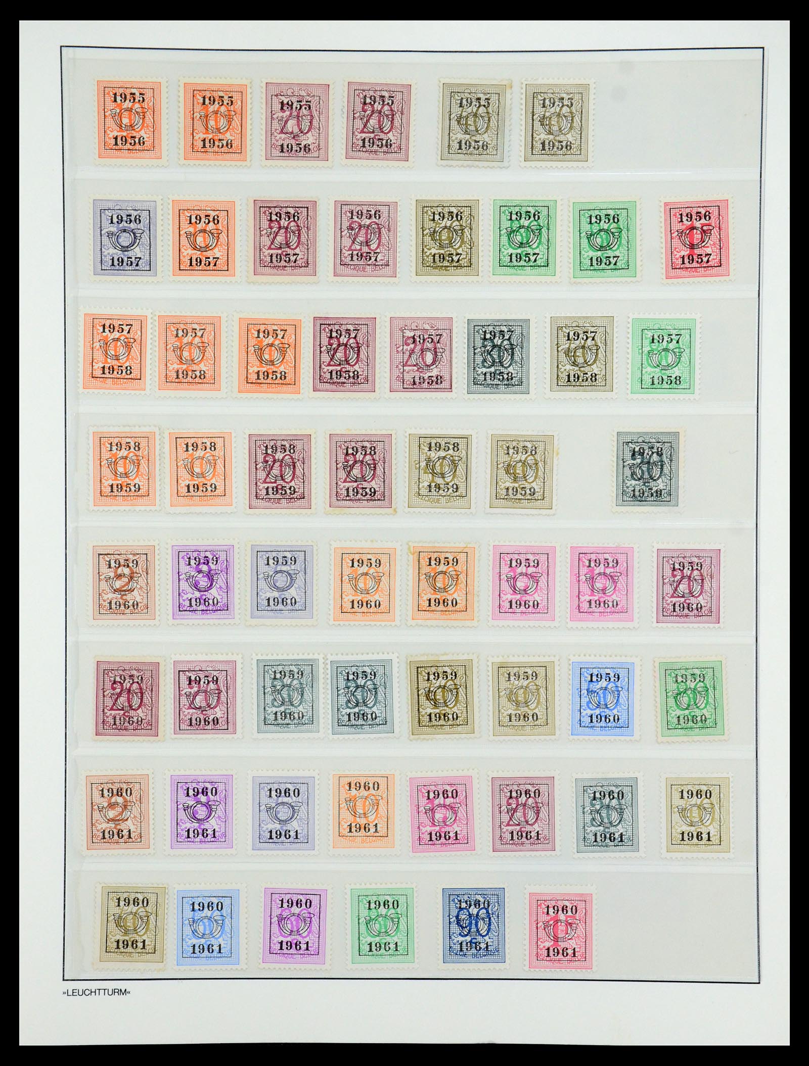 35785 089 - Stamp Collection 35785 Belgium 1849-1960.