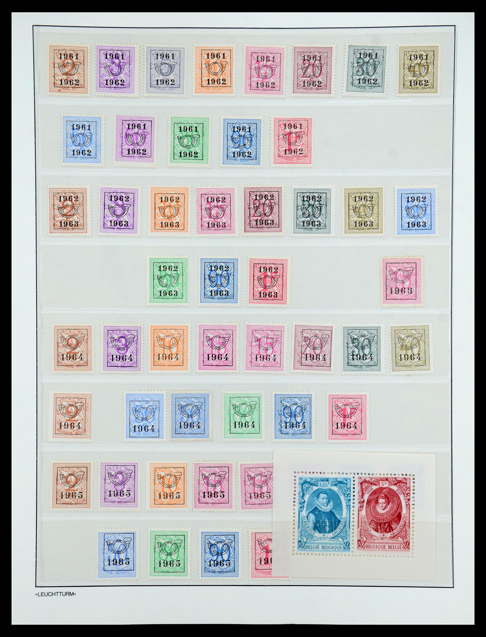 35785 090 - Stamp Collection 35785 Belgium 1849-1960.