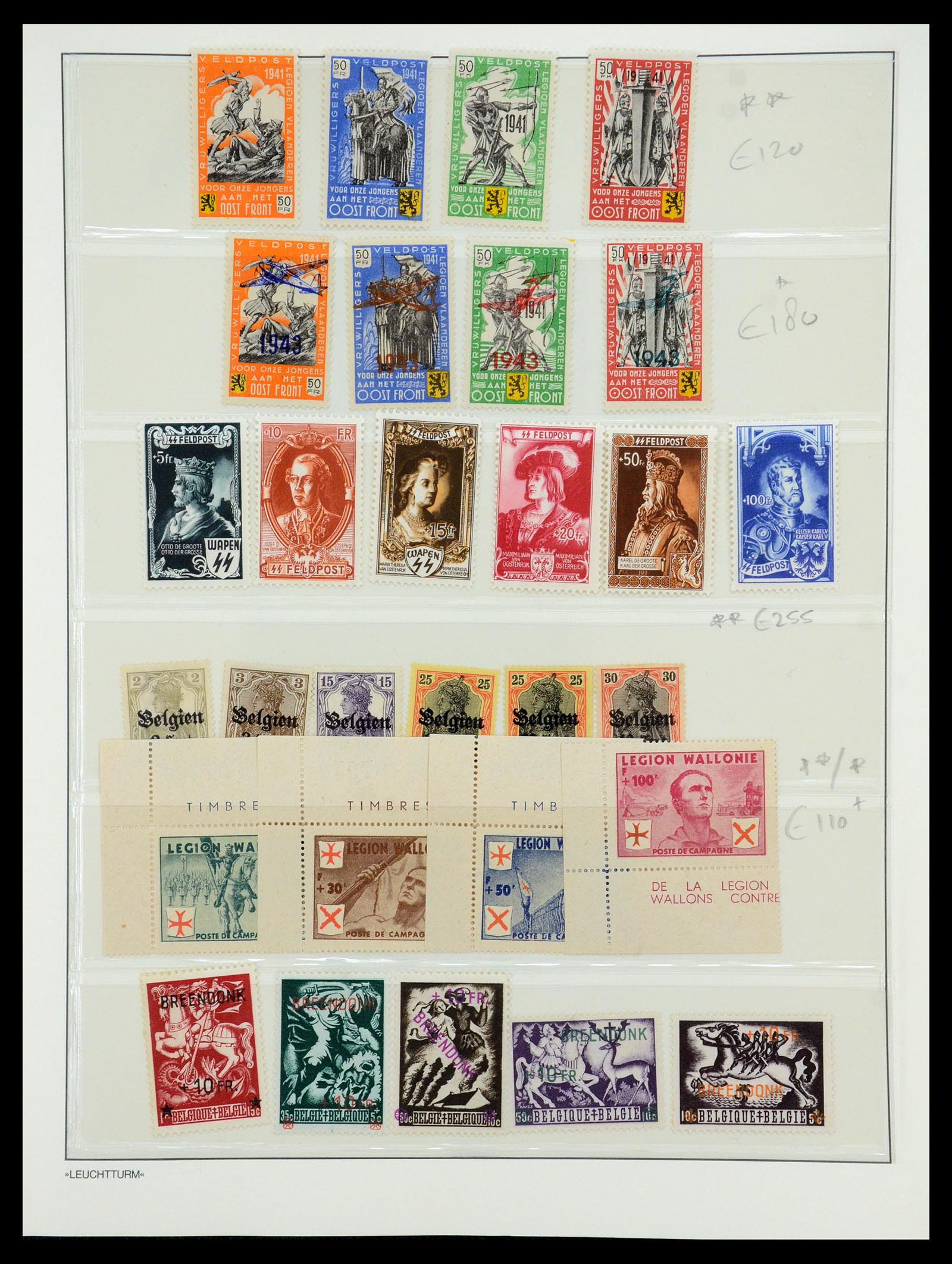 35785 092 - Stamp Collection 35785 Belgium 1849-1960.