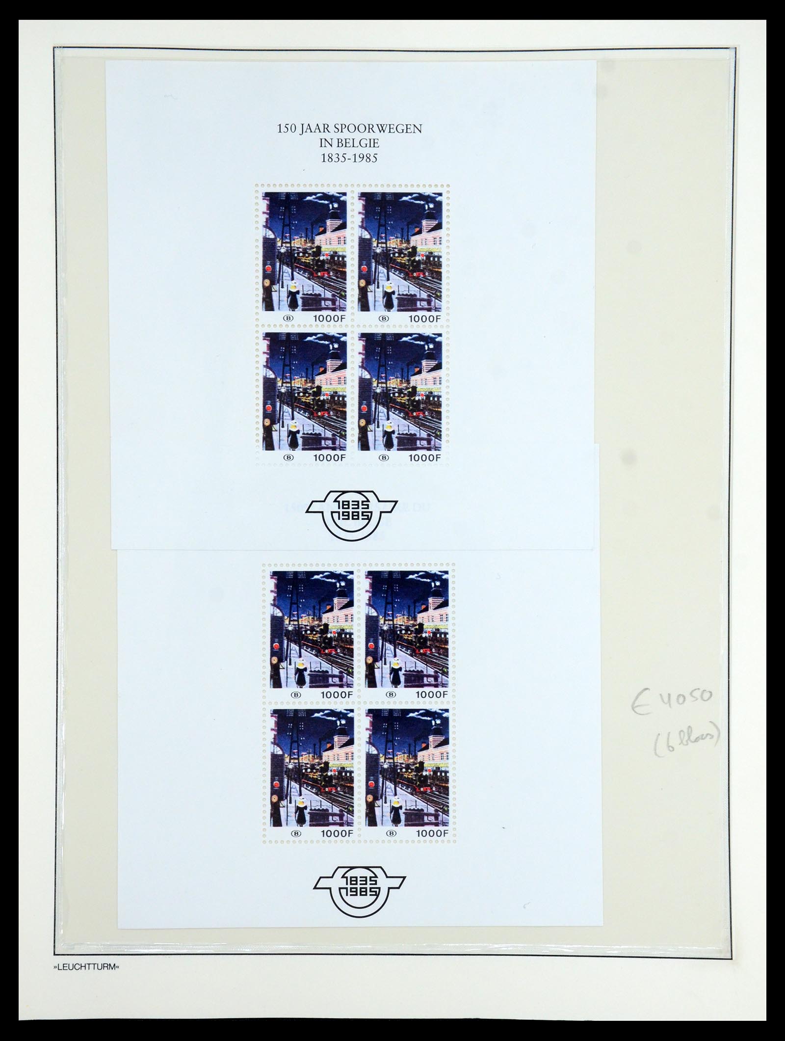 35785 096 - Stamp Collection 35785 Belgium 1849-1960.