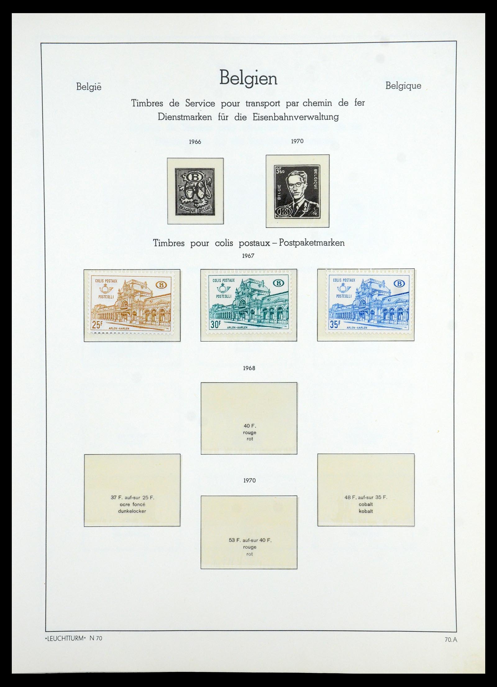 35785 121 - Stamp Collection 35785 Belgium 1849-1960.