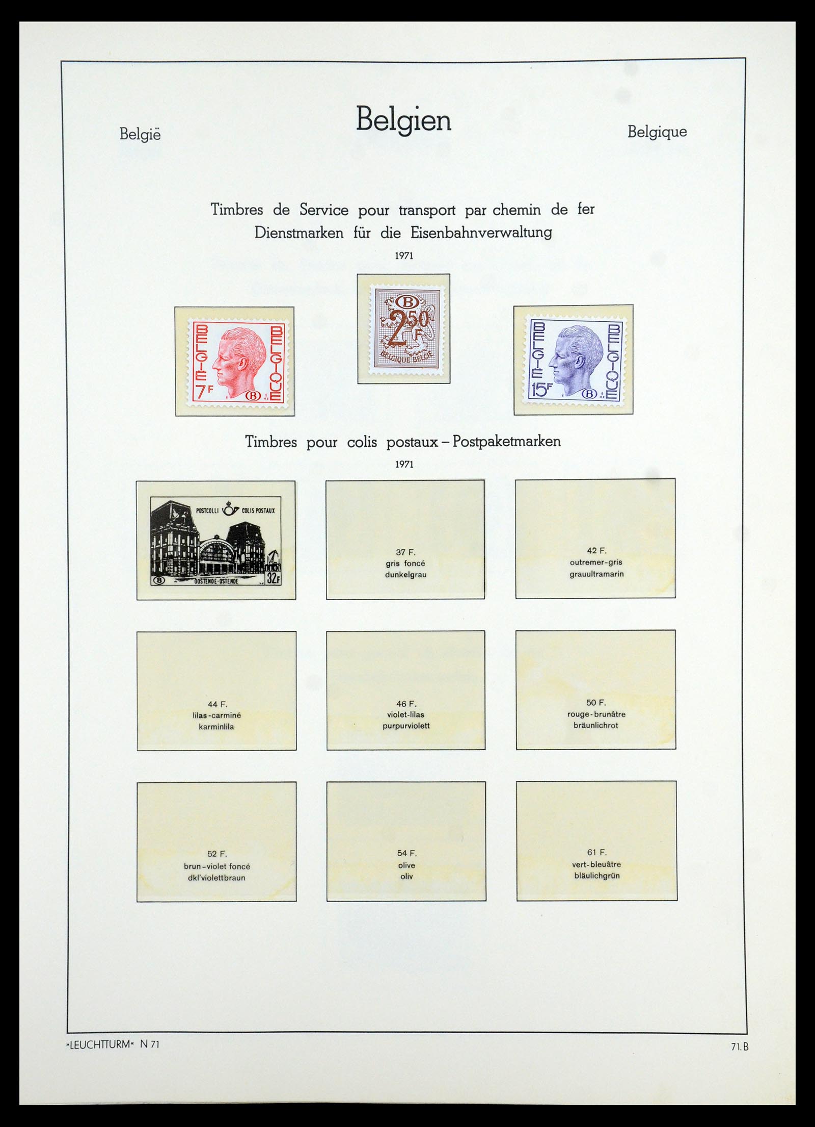 35785 122 - Stamp Collection 35785 Belgium 1849-1960.